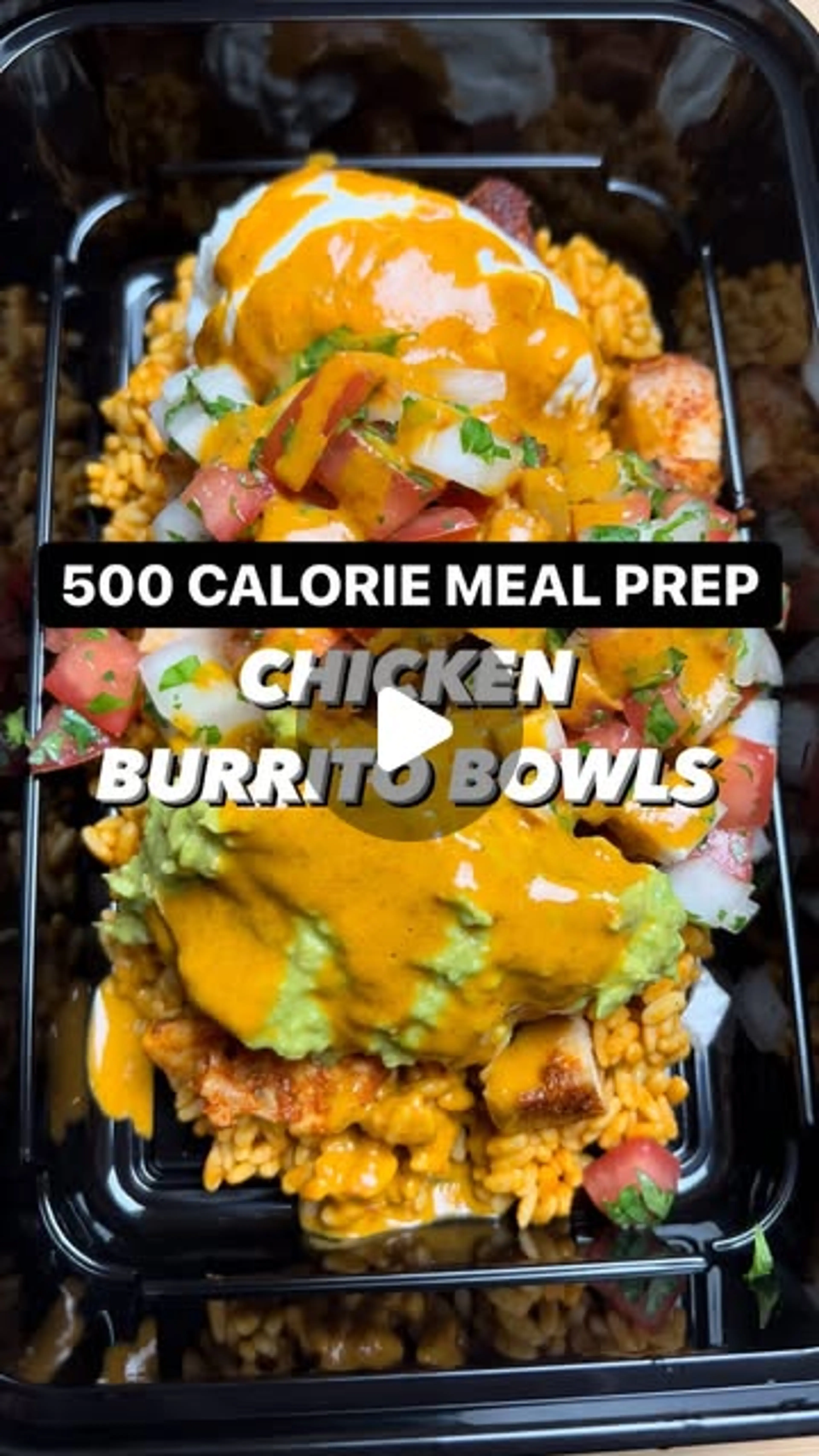 Meal Prep Chicken Burrito Bowl