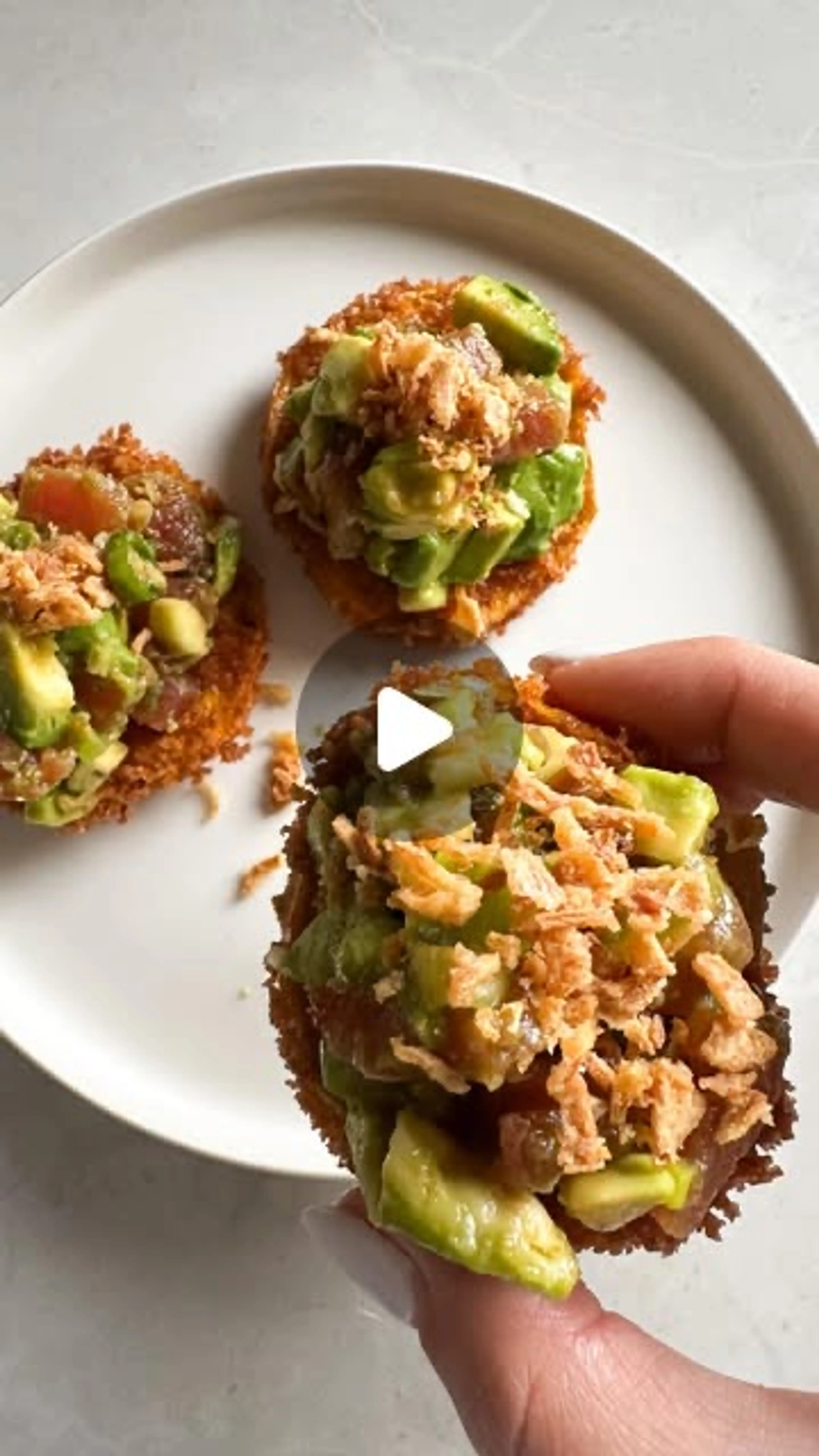 Sweet Potatoe Salmon Tartar Bites