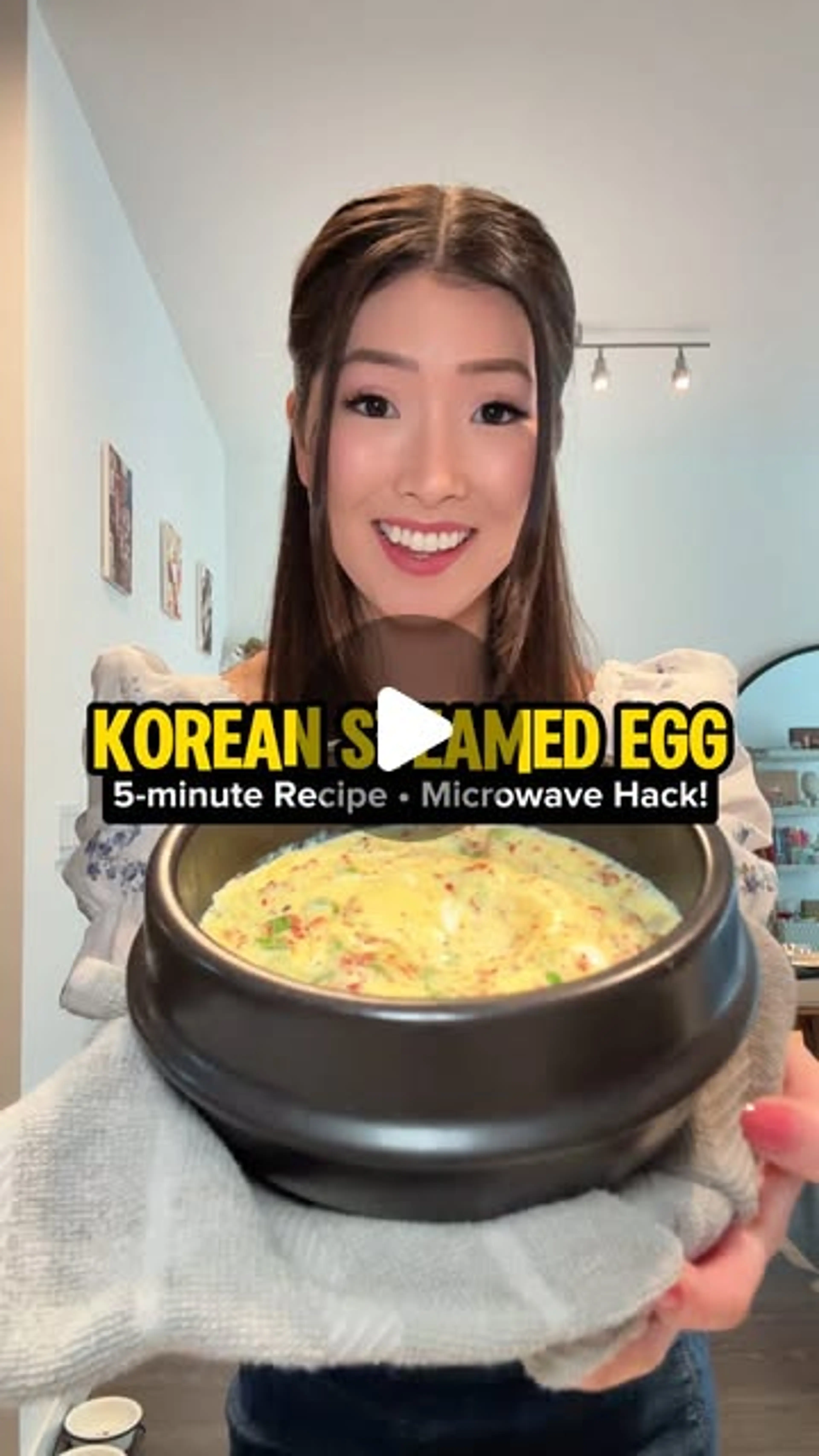 Yes You Can Make Korean Steamed Egg in the Microwave!!! I Li