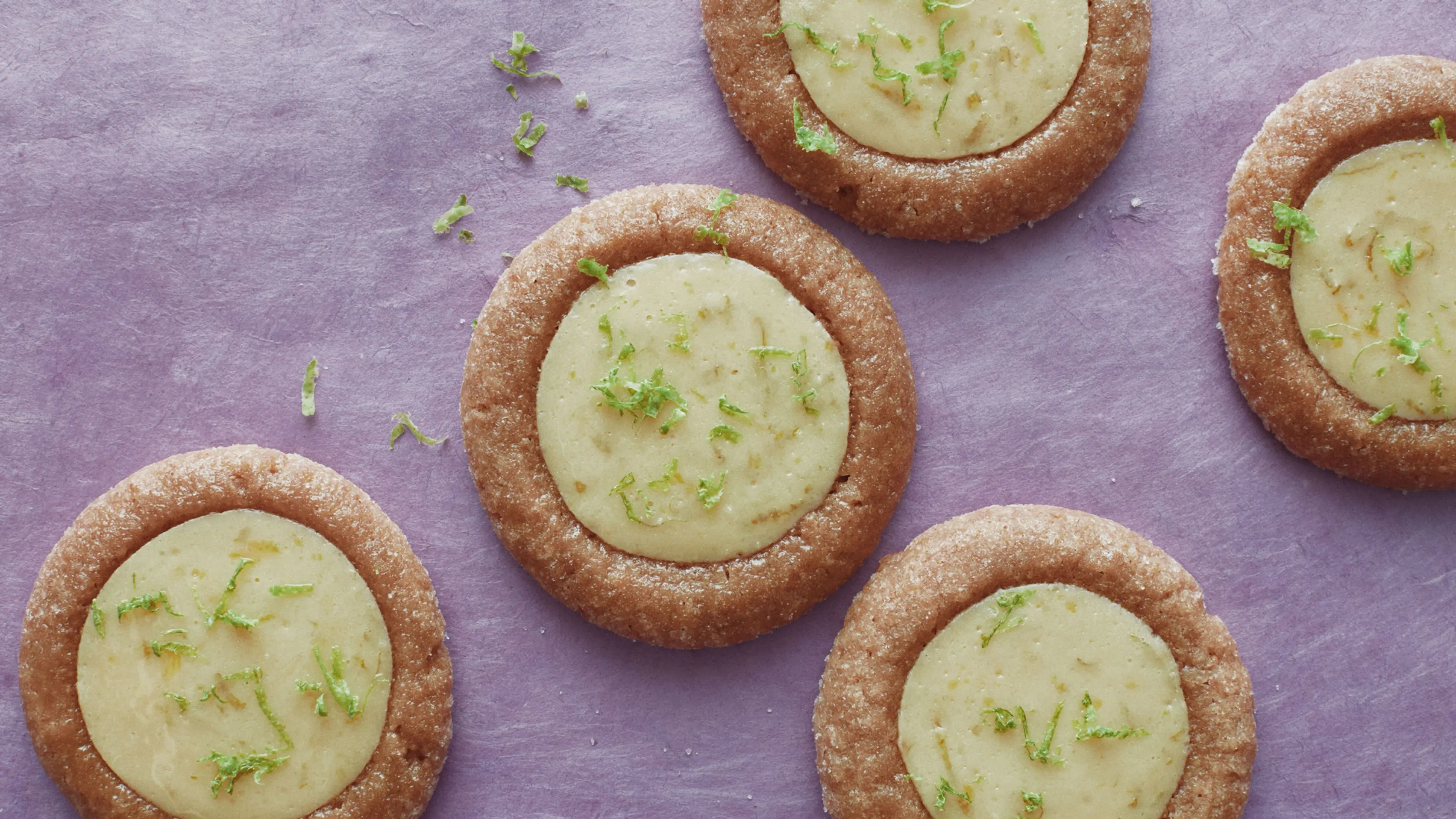 Key Lime Pie Thumbprint Cookies