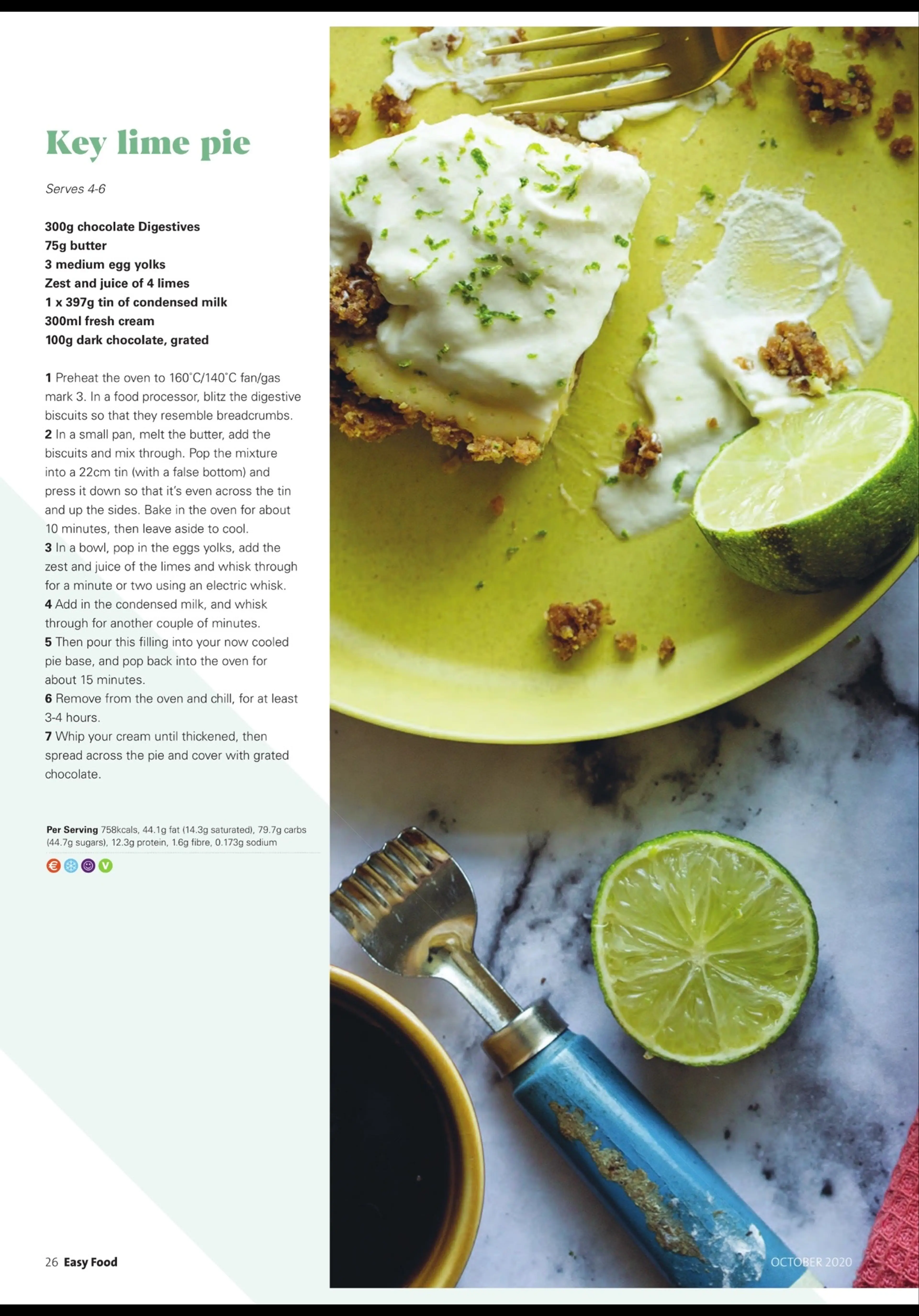 Key lime pie