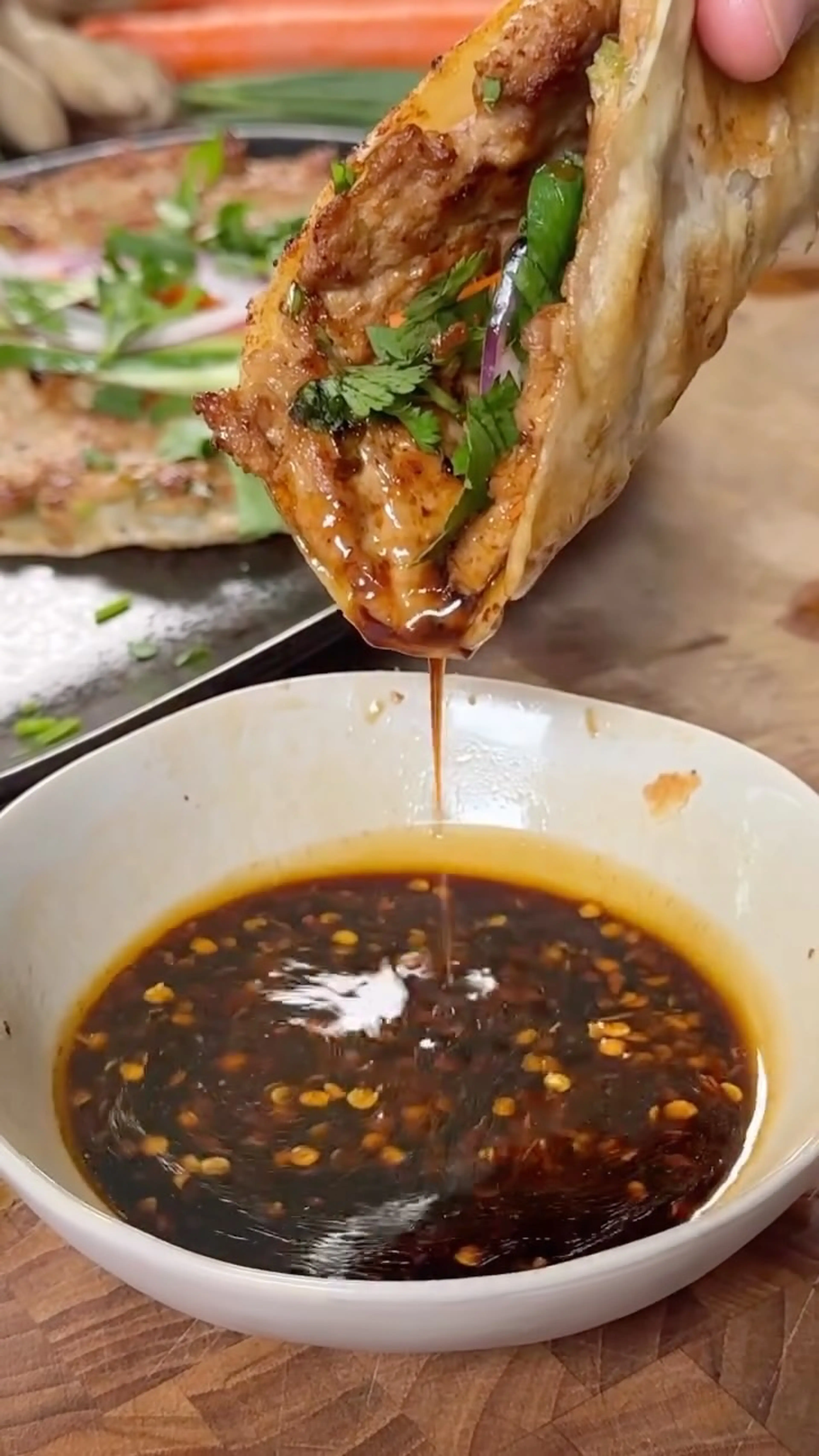 Dumpling Smash Tacos