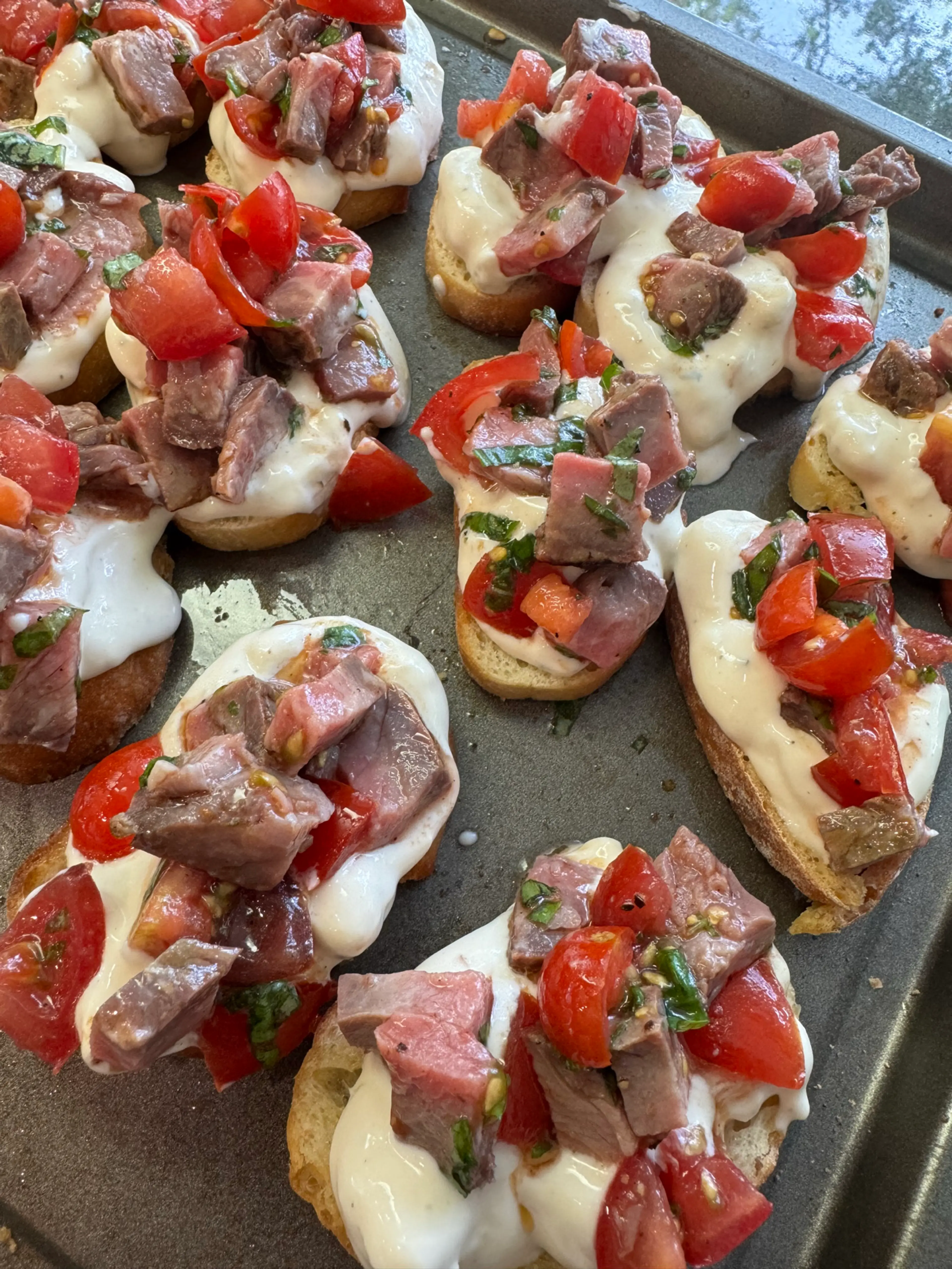 Steak Bruschetta
