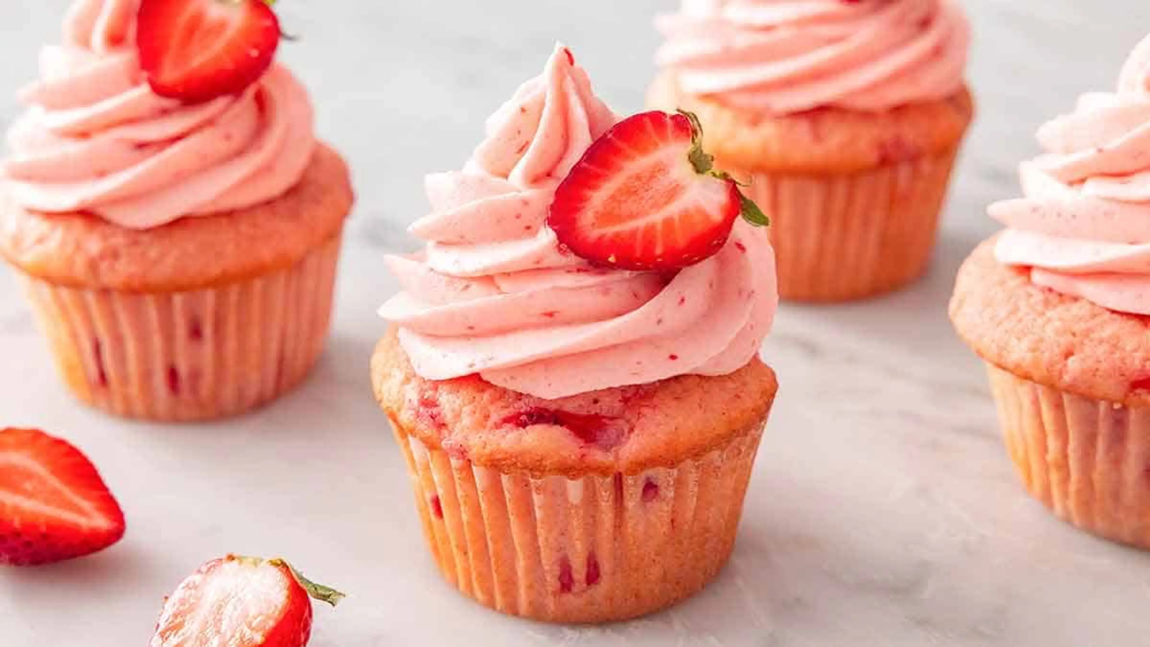 Strawberry Cupcakes