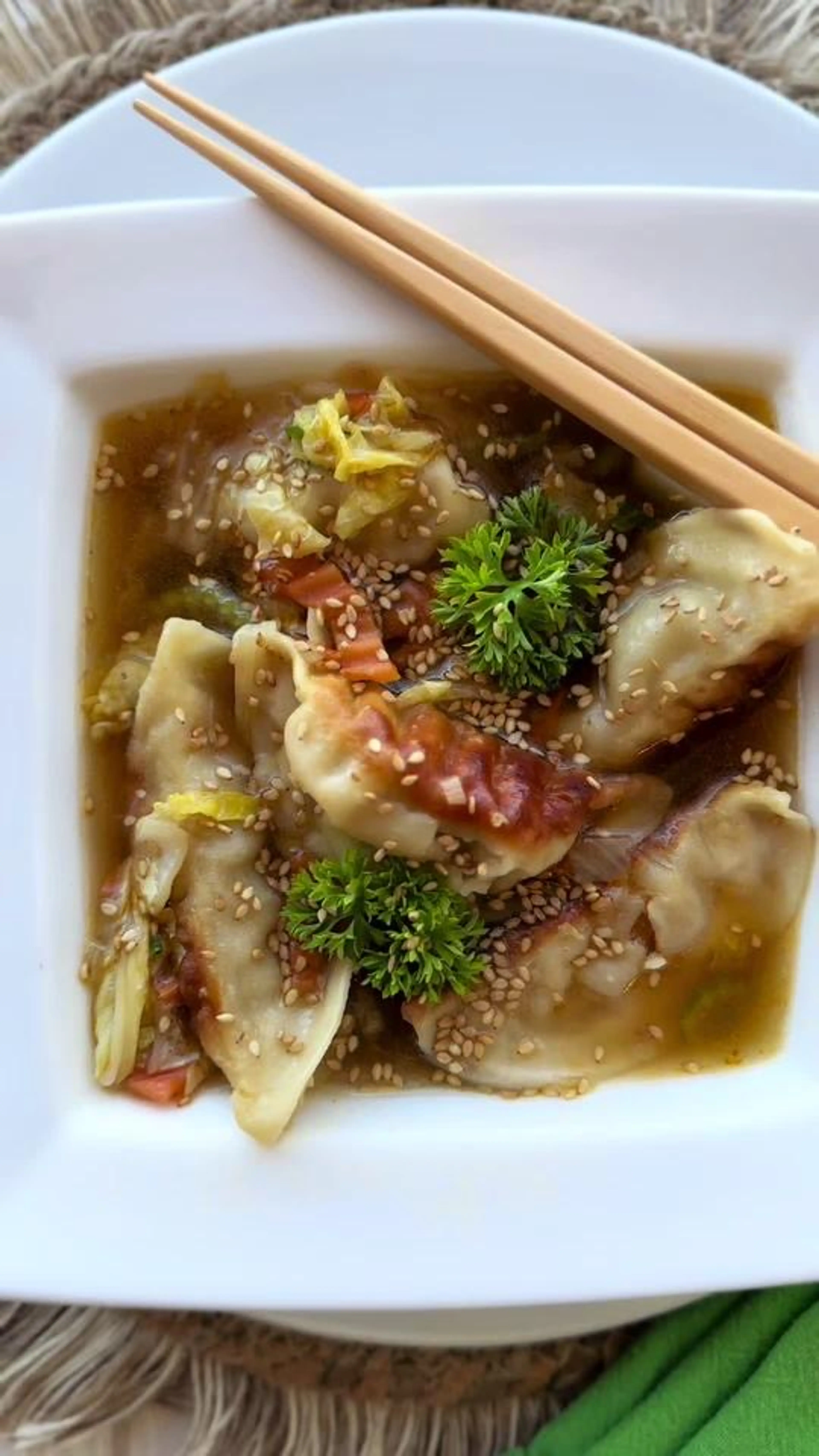 Turn Your Frozen Gyoza into a Meal