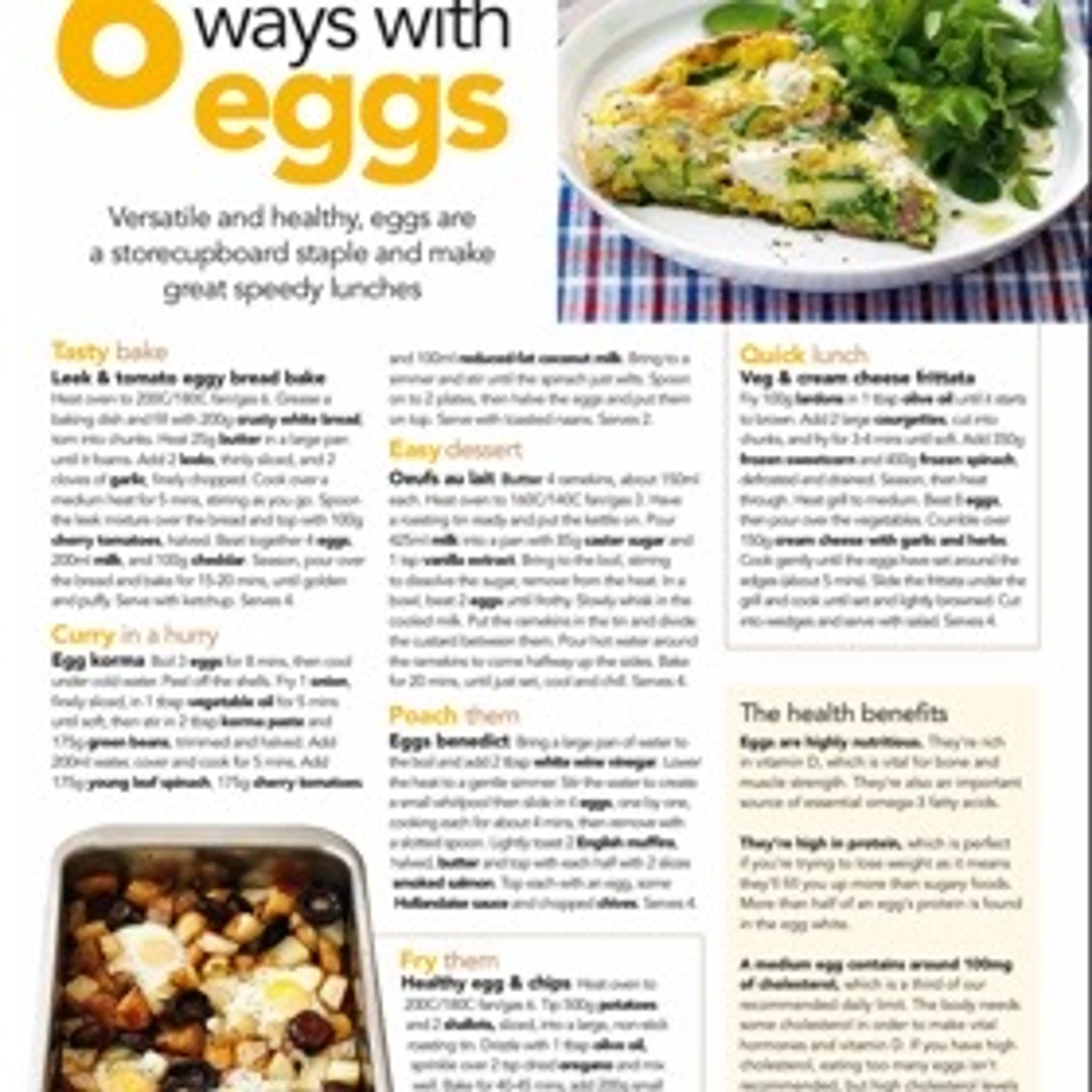 6 Ways With Eggs