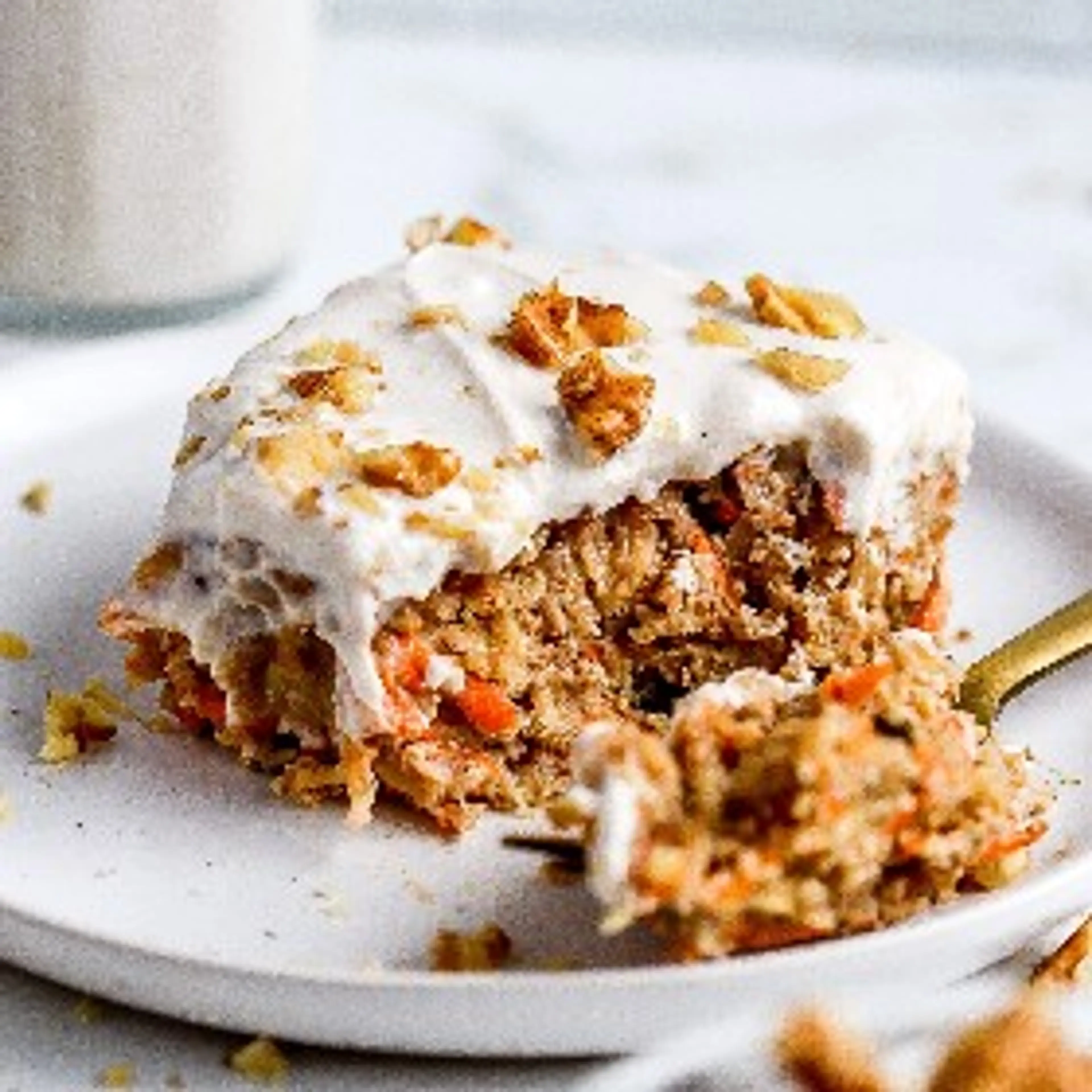Carrot Cake Baked Oatmeal (Protein Recipe)