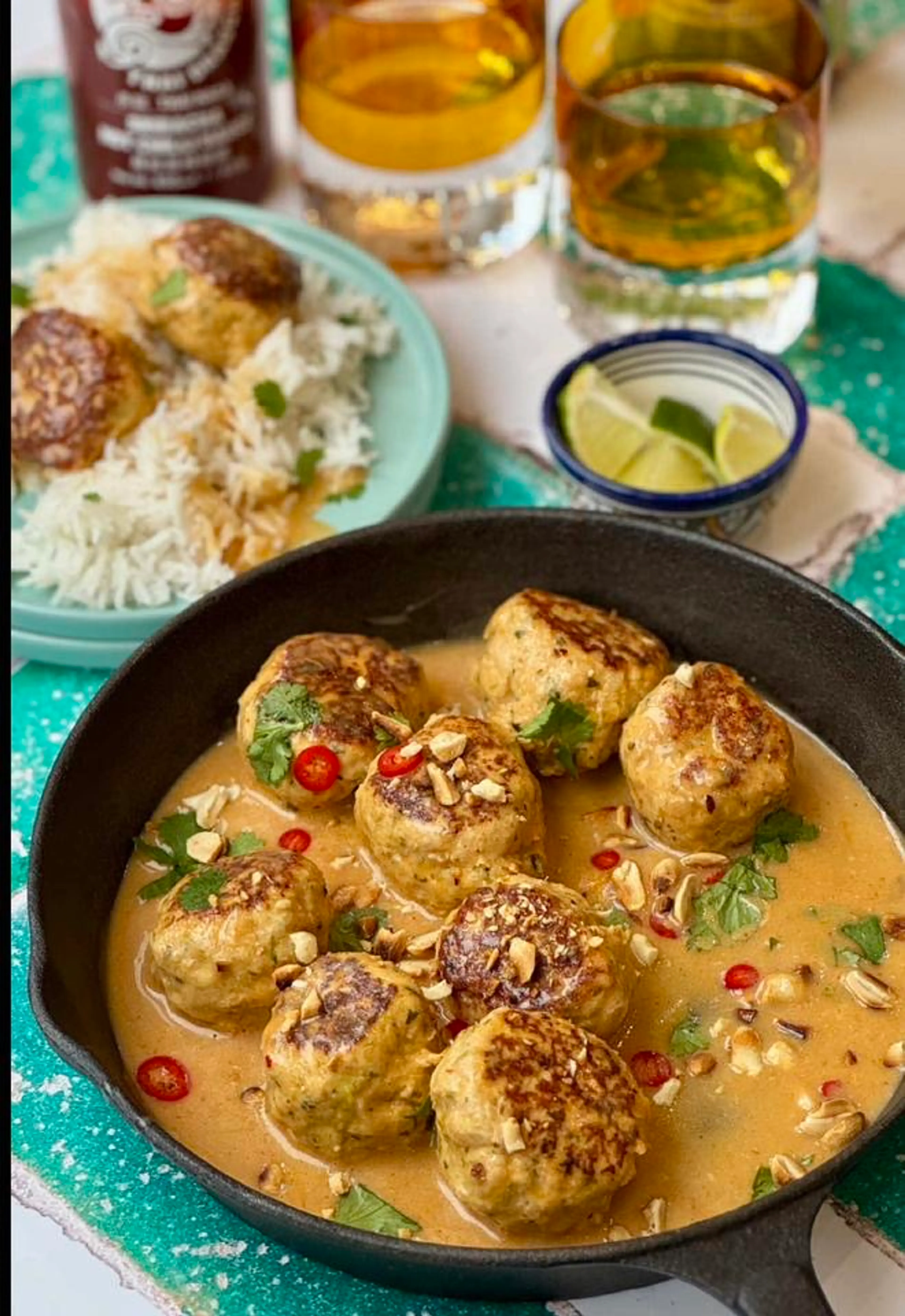 Creamy Coconut Siracha Meatballs – Recipe Below
