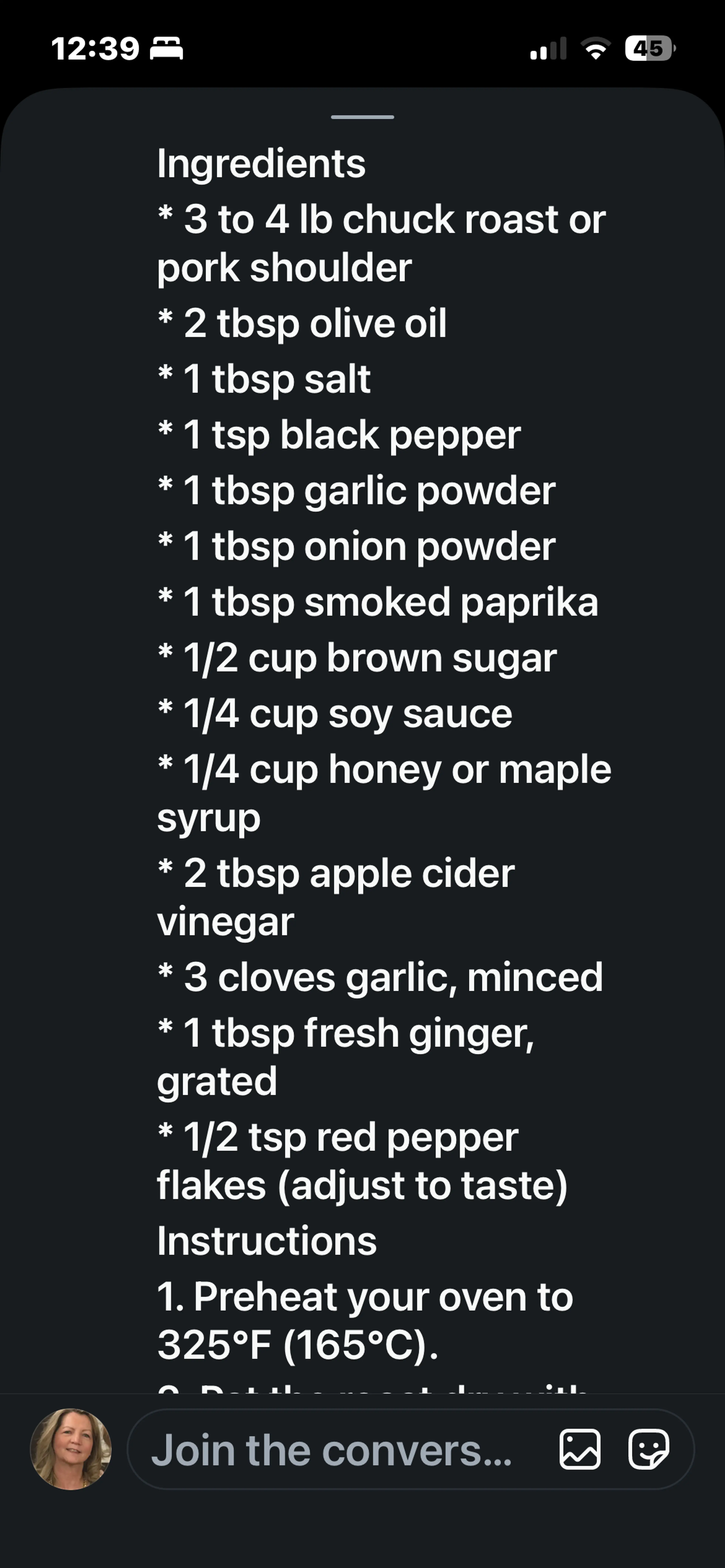 Sticky Glazed Shredded Beef Roast