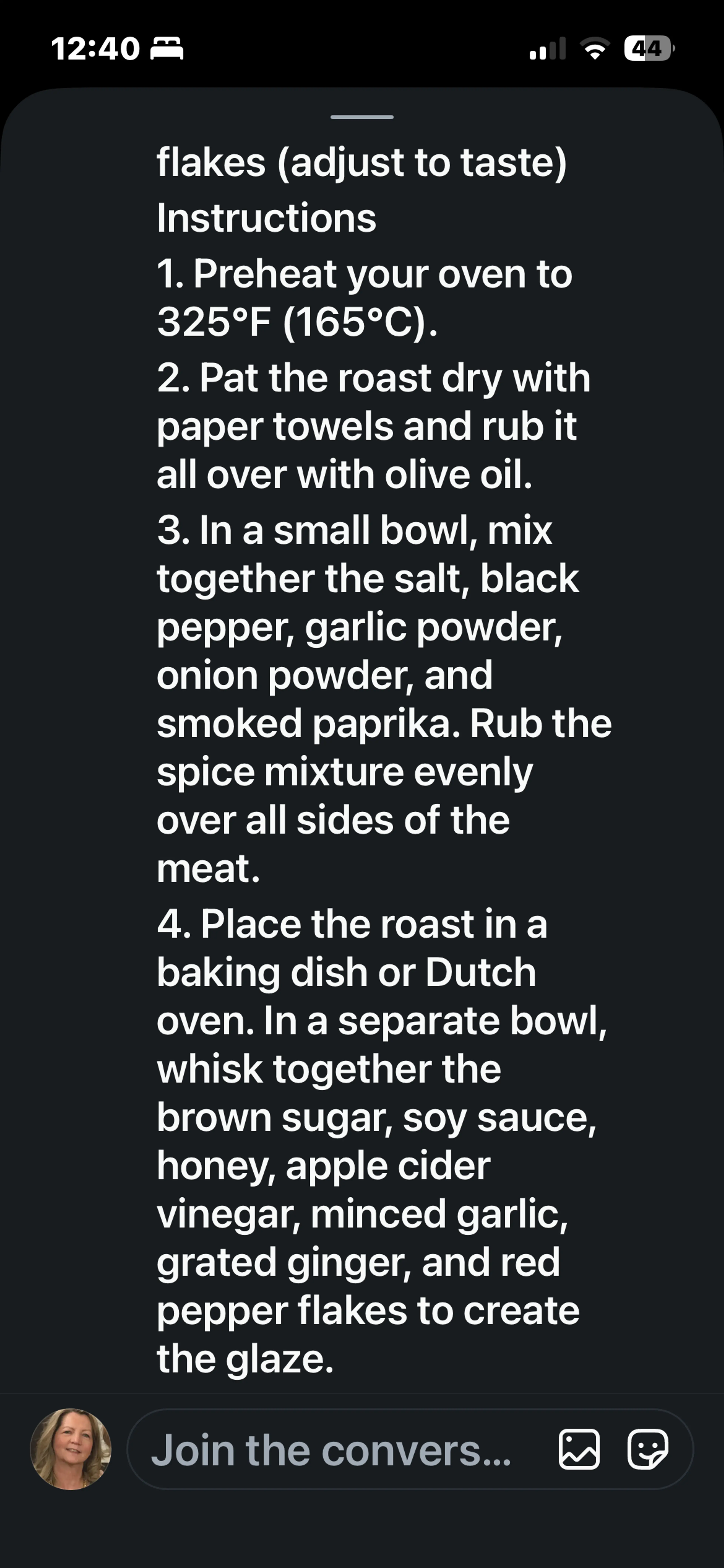 Sticky Glazed Shredded Beef Roast