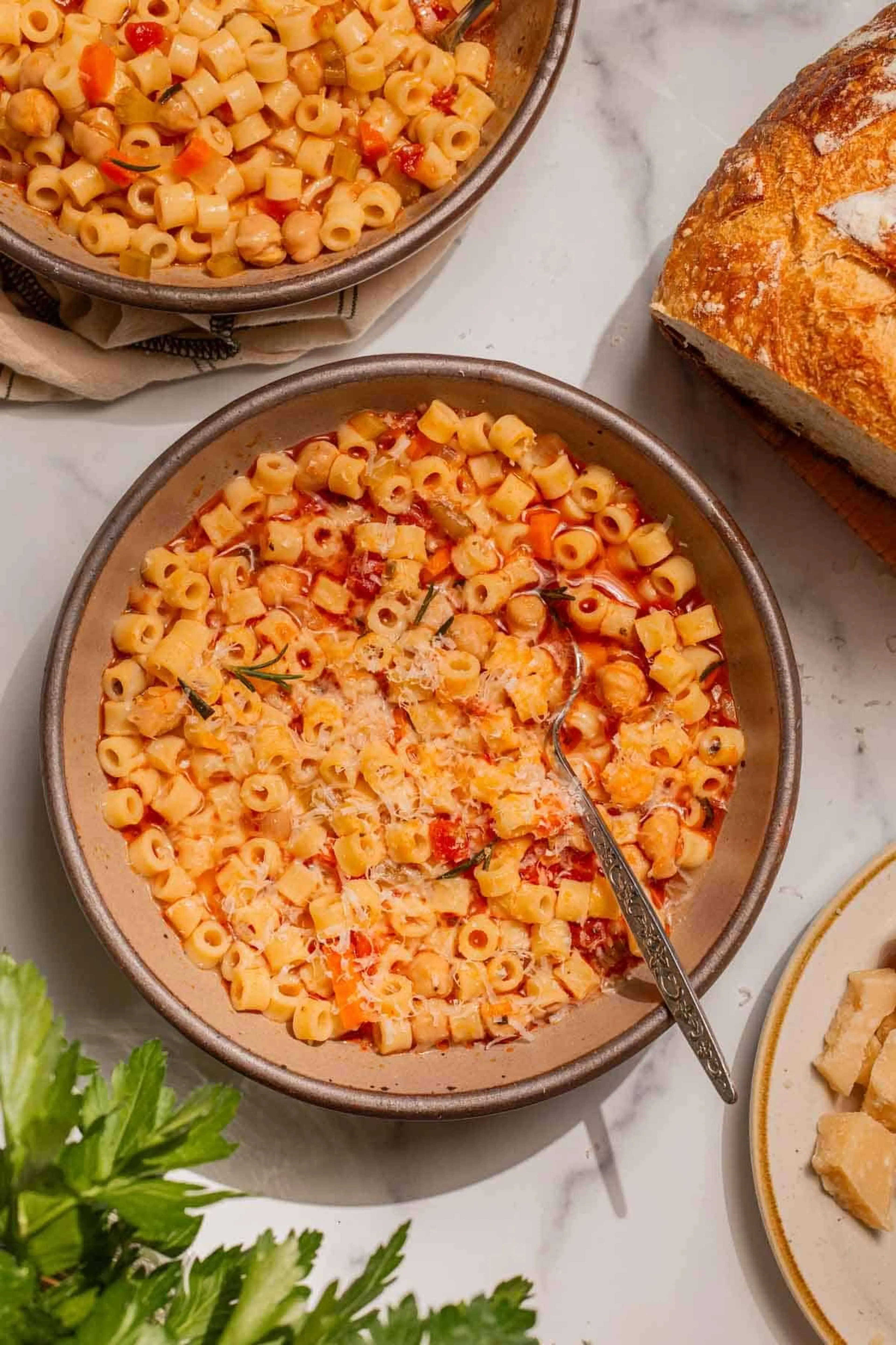 Pasta e Ceci (Pasta with Chickpeas)