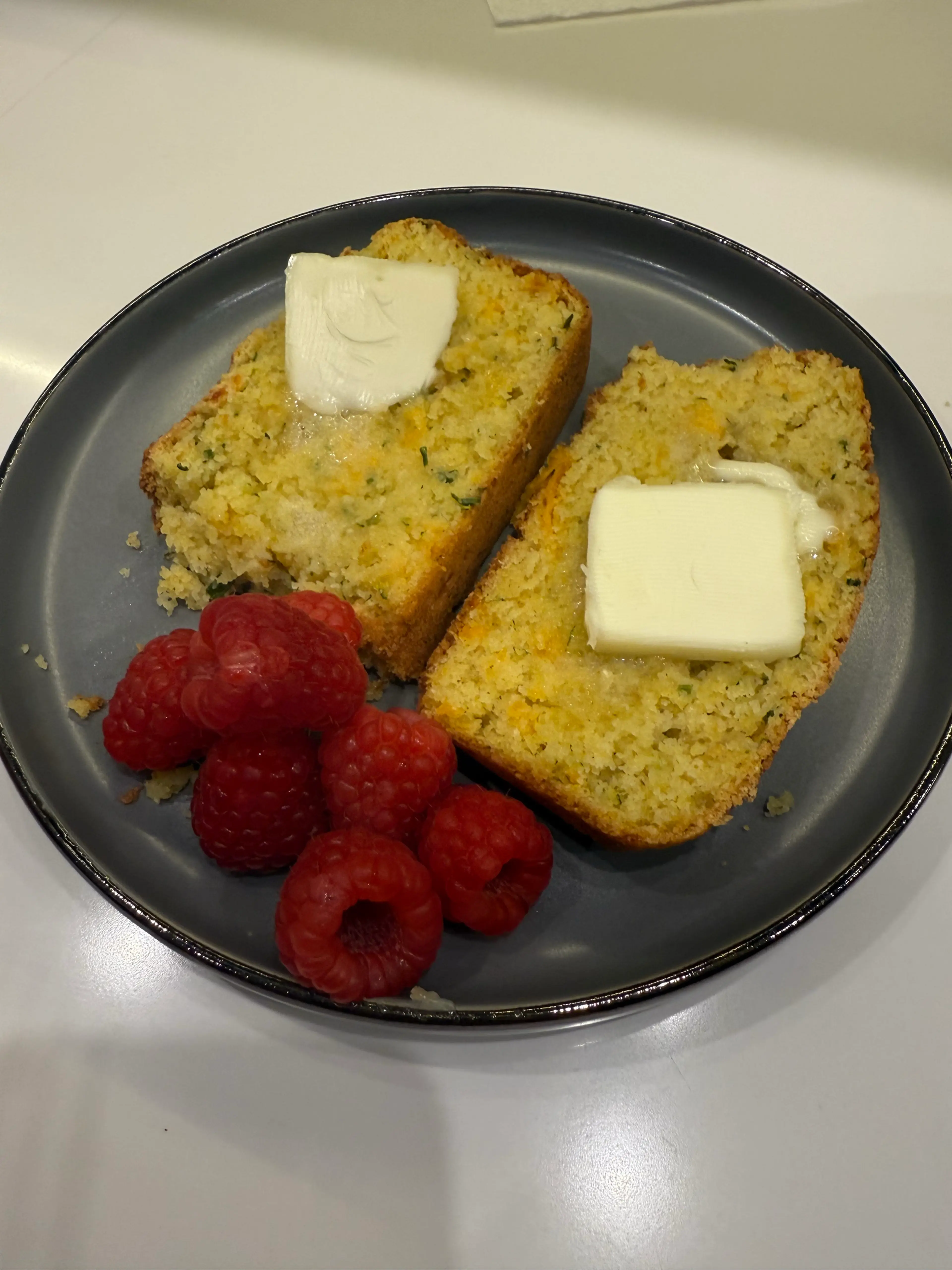 Savory Zucchini Cornbread Loaf