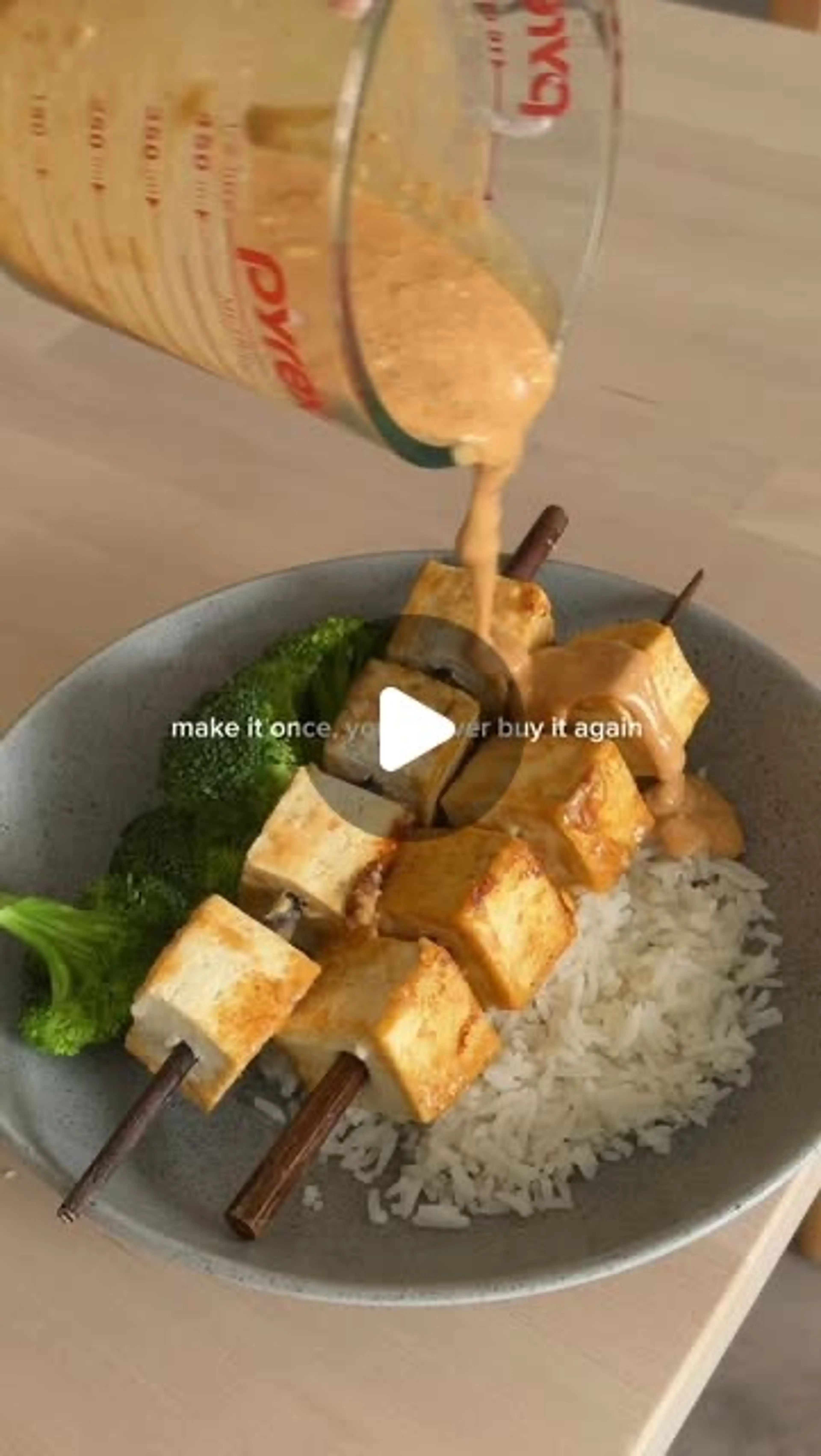 Peanut Satay Tofu