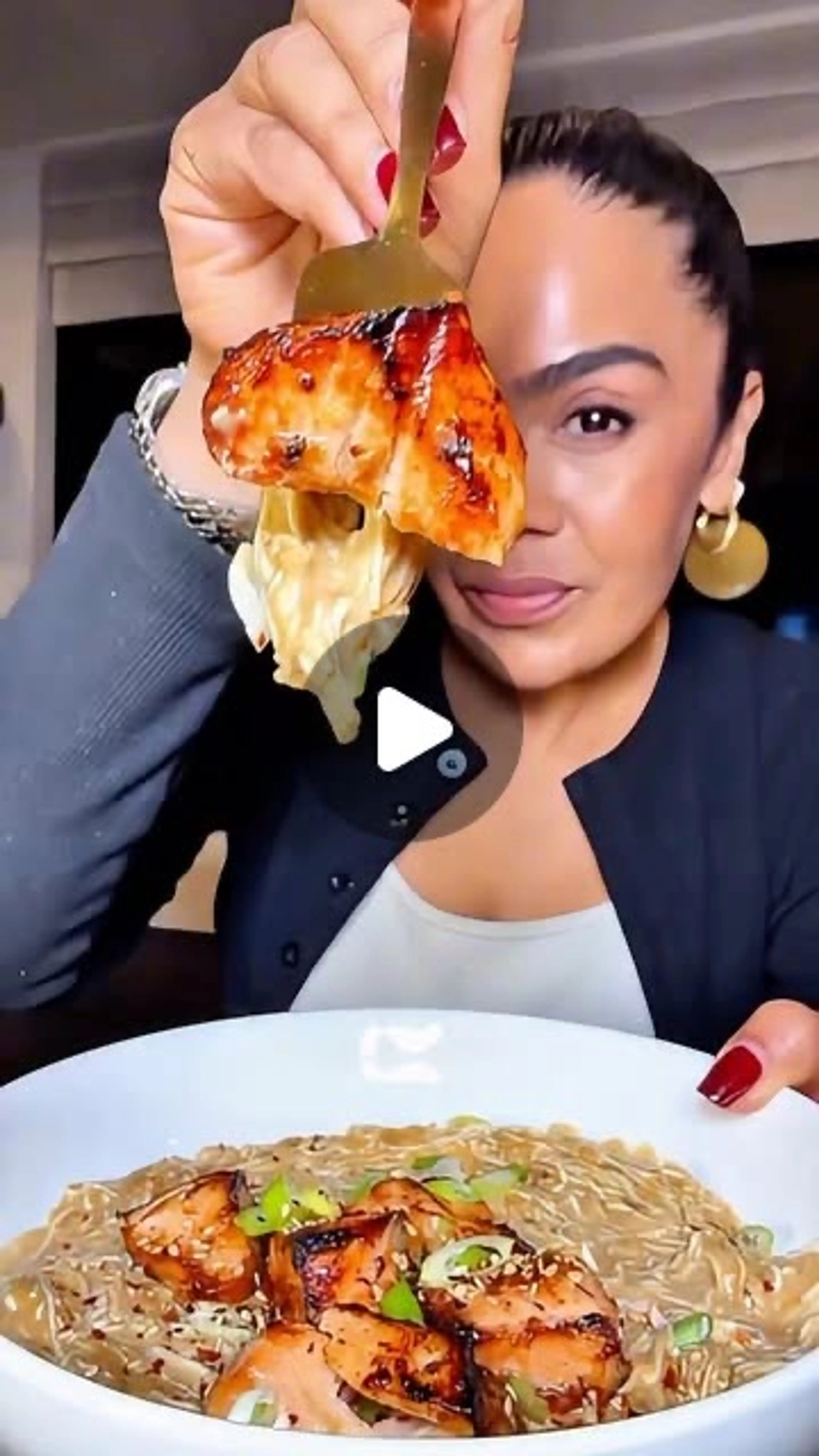 Miso Butter Salmon Bites