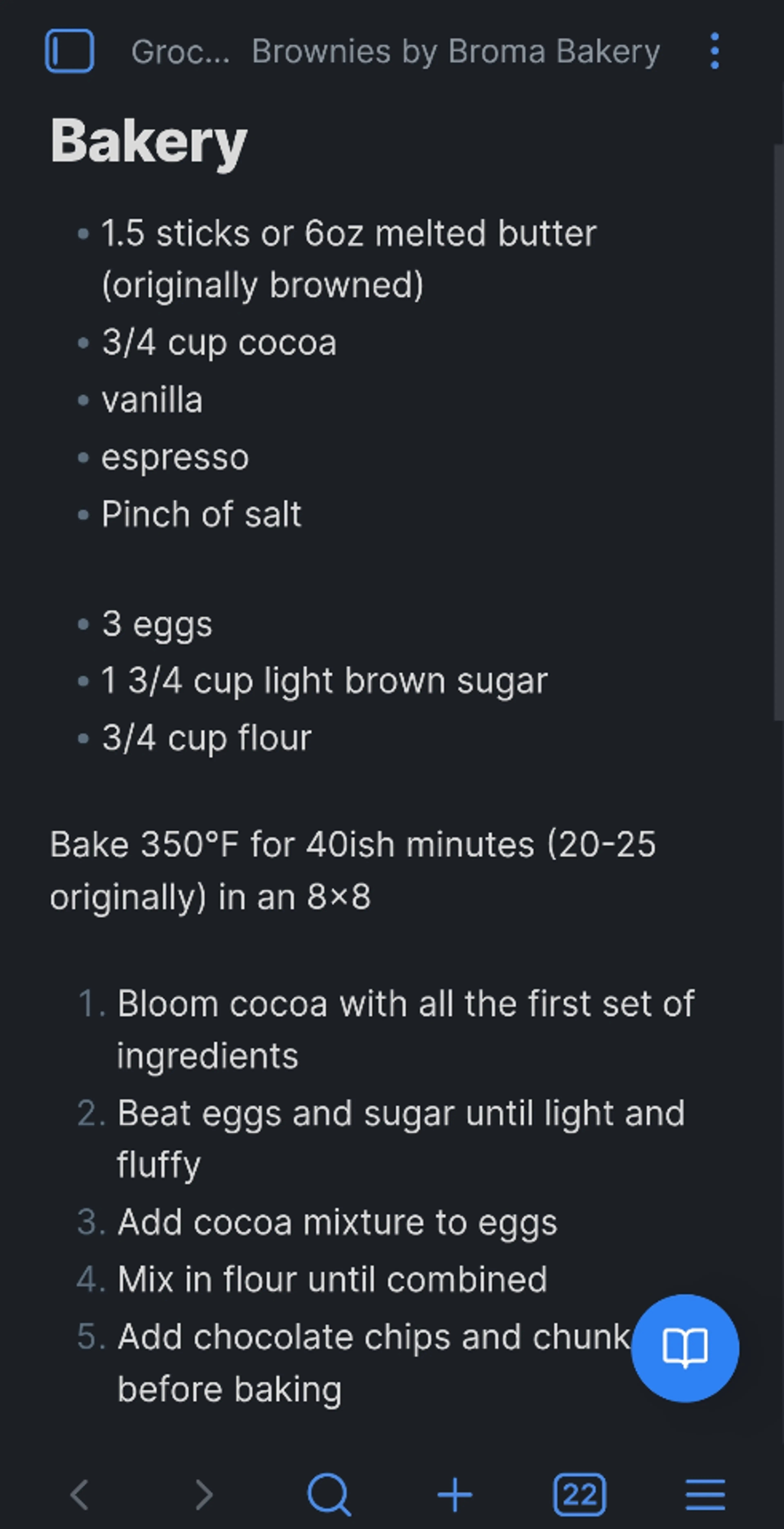 Brownies by Broma Bakery