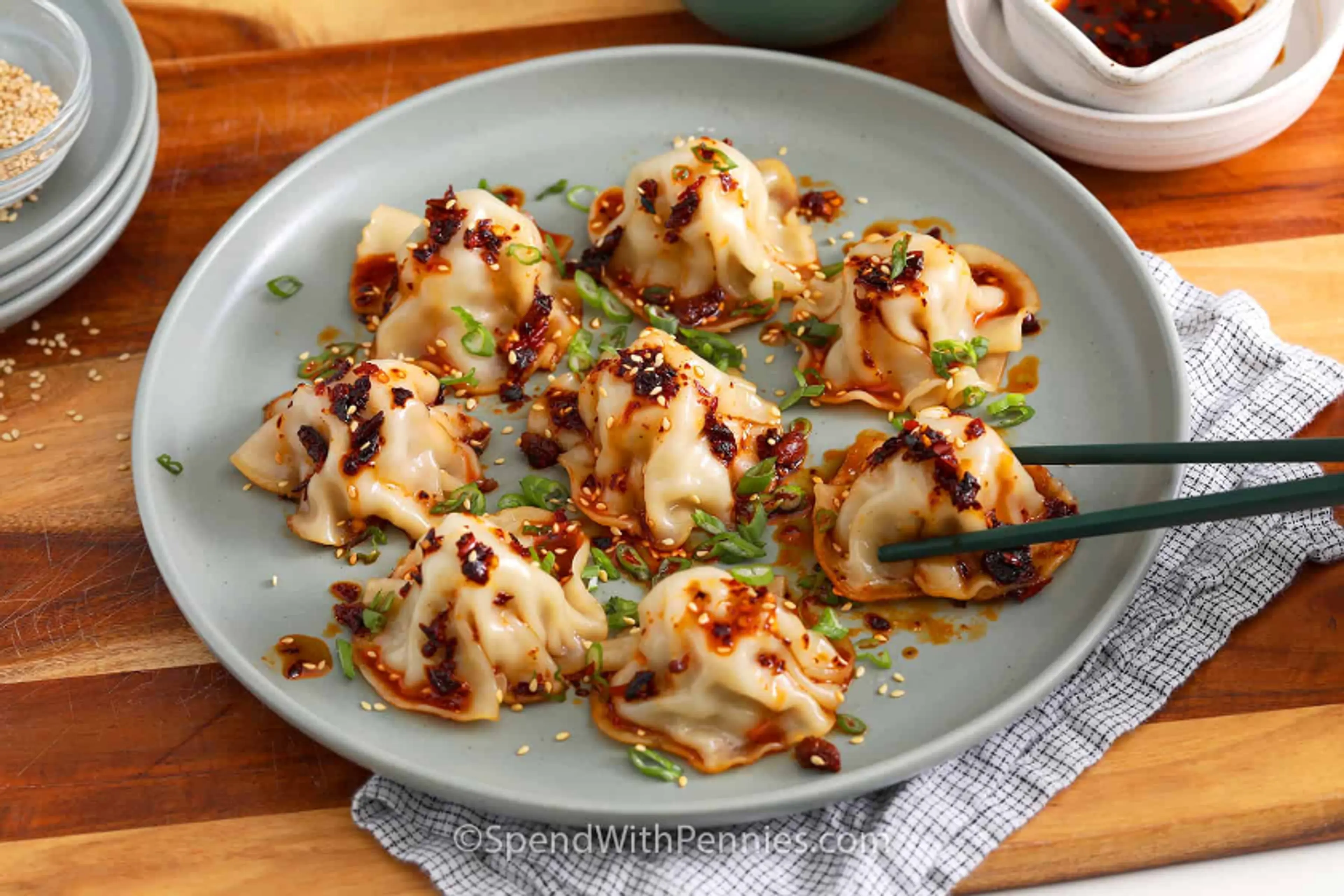 No Fold Blanket Dumplings