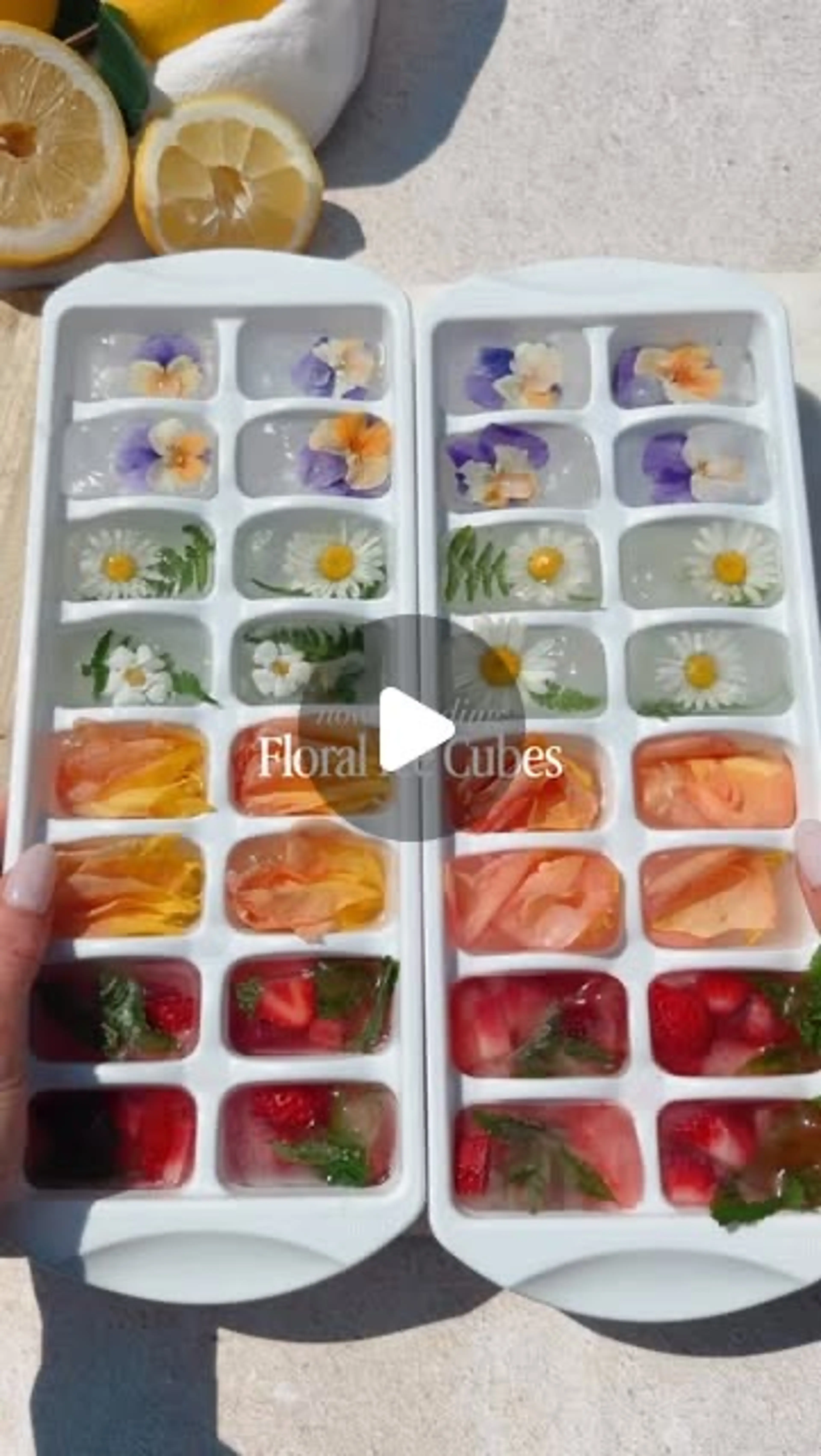 Save These 3 Tips for Making Garden Floral Ice Cubes This Su