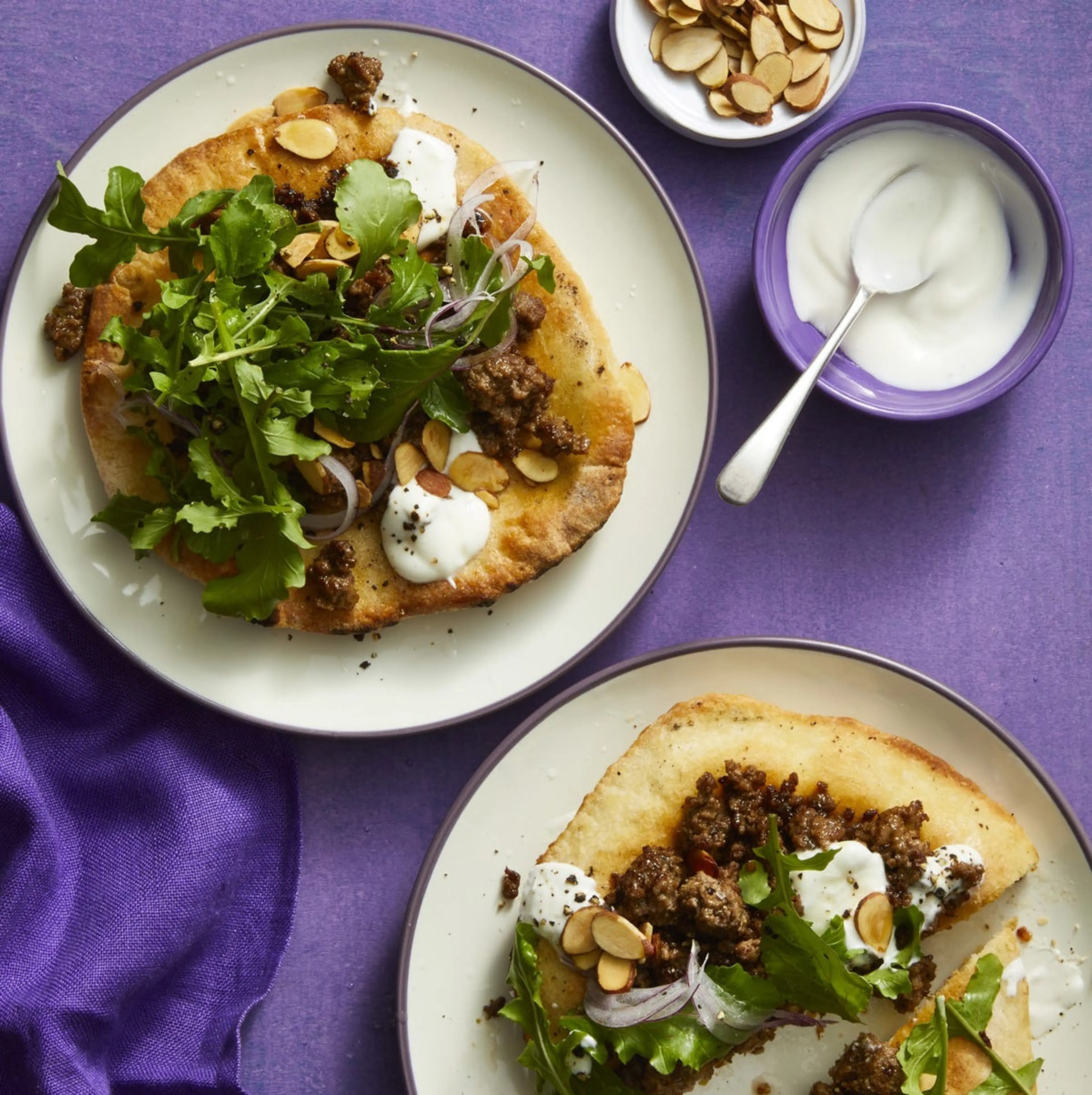 Mediterranean Pita Pizzas