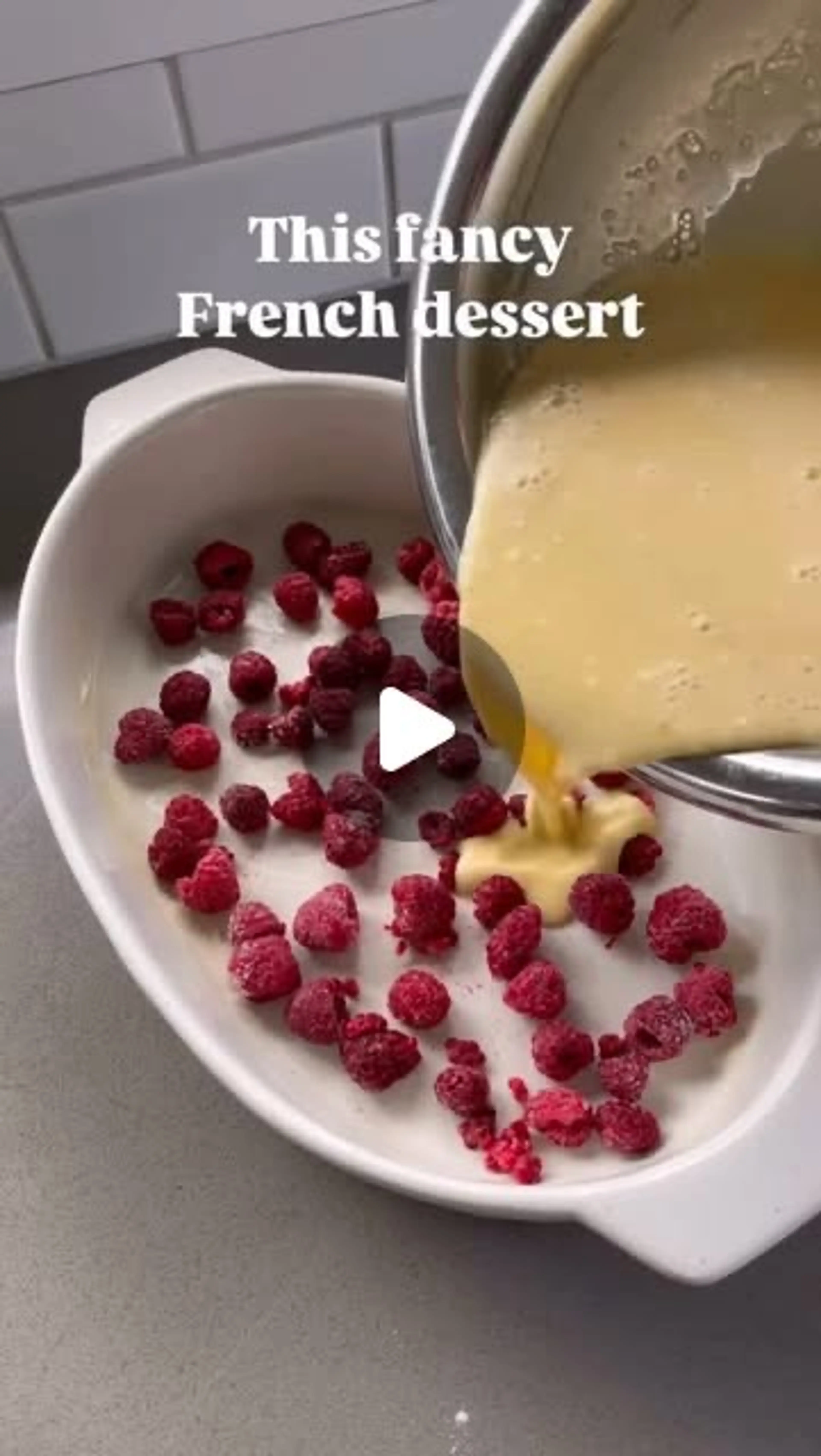 Raspberry Clafoutis
