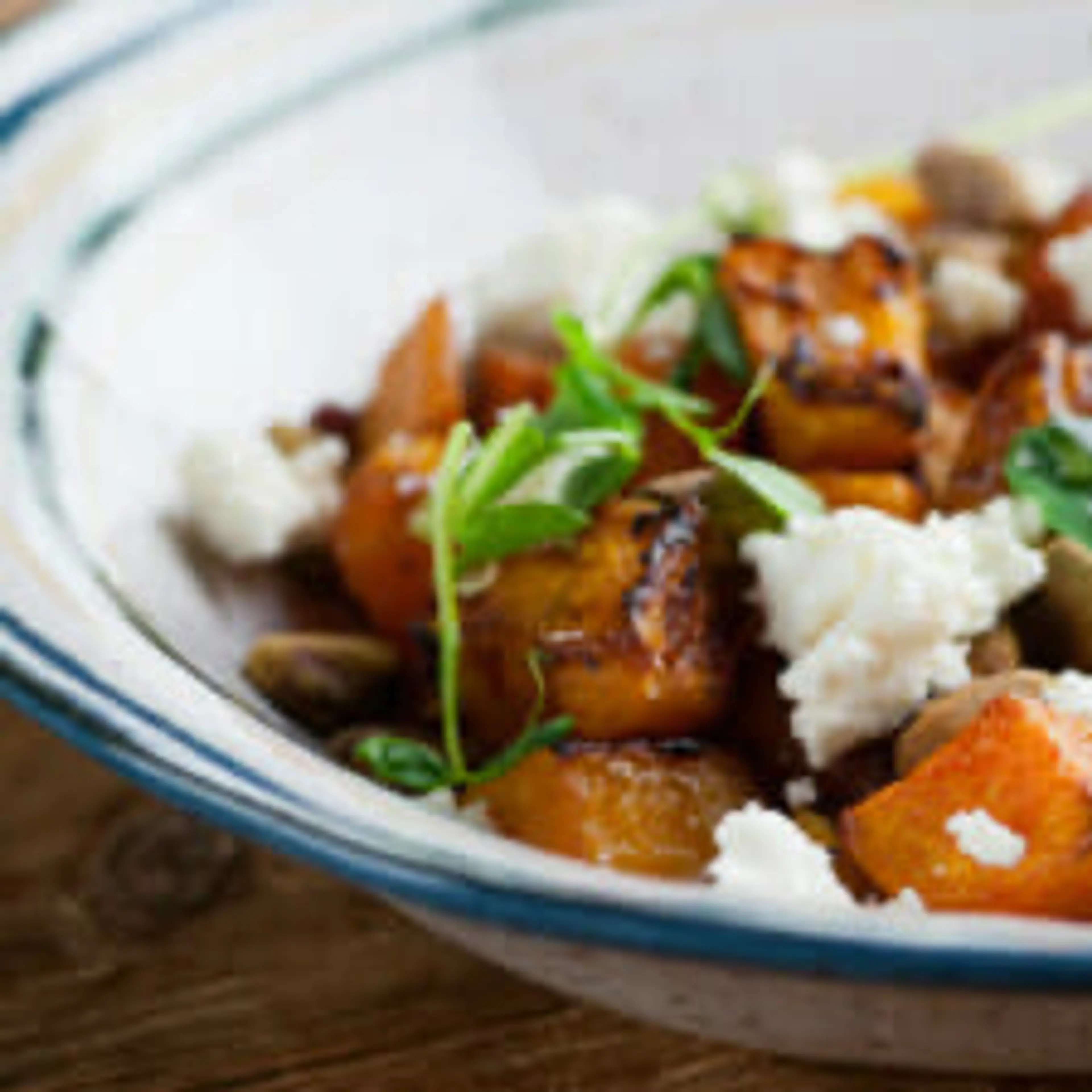 Roasted Butternut Squash with Feta