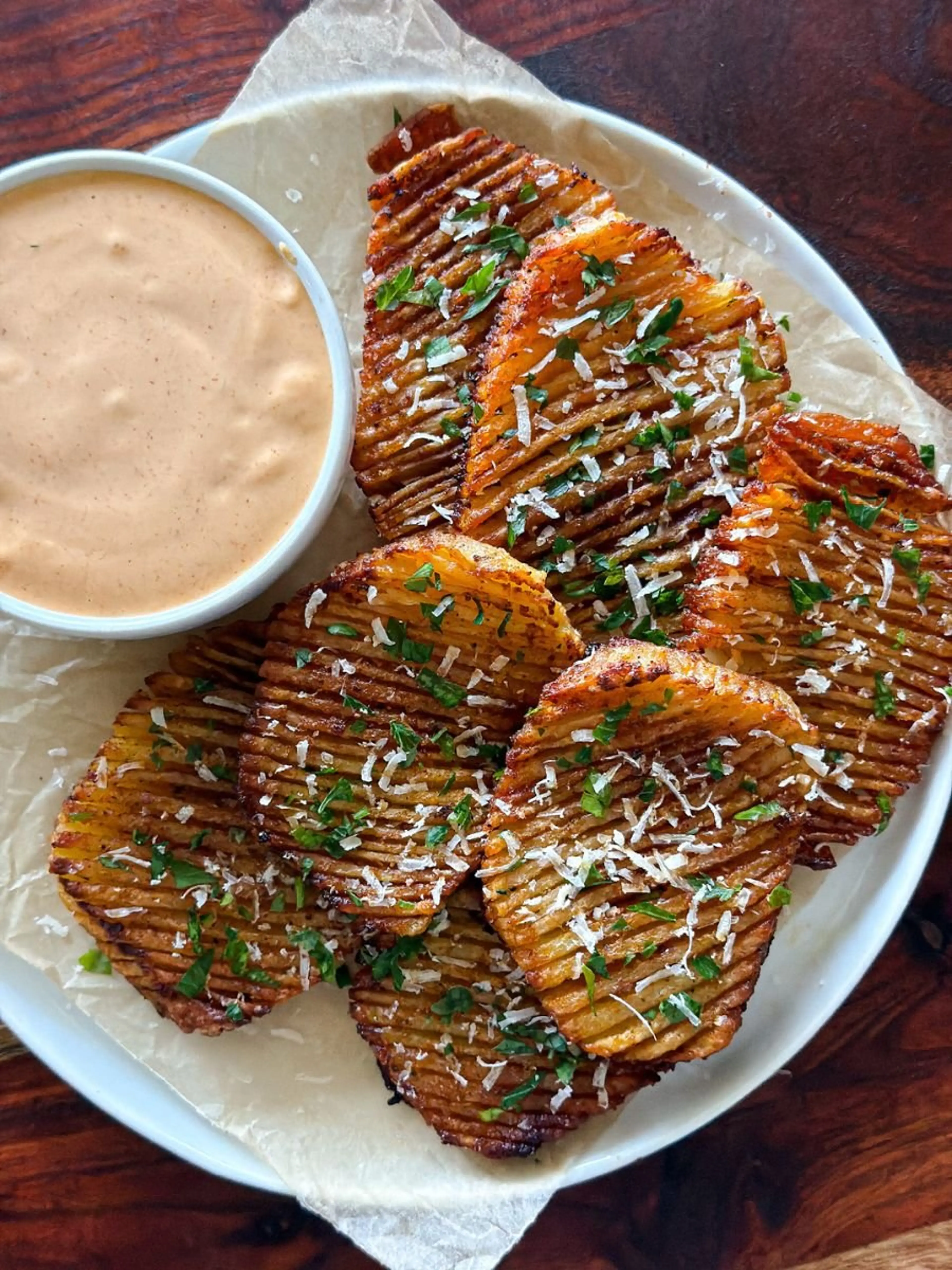 Crispy Baked Accordion Potatoes Recipe