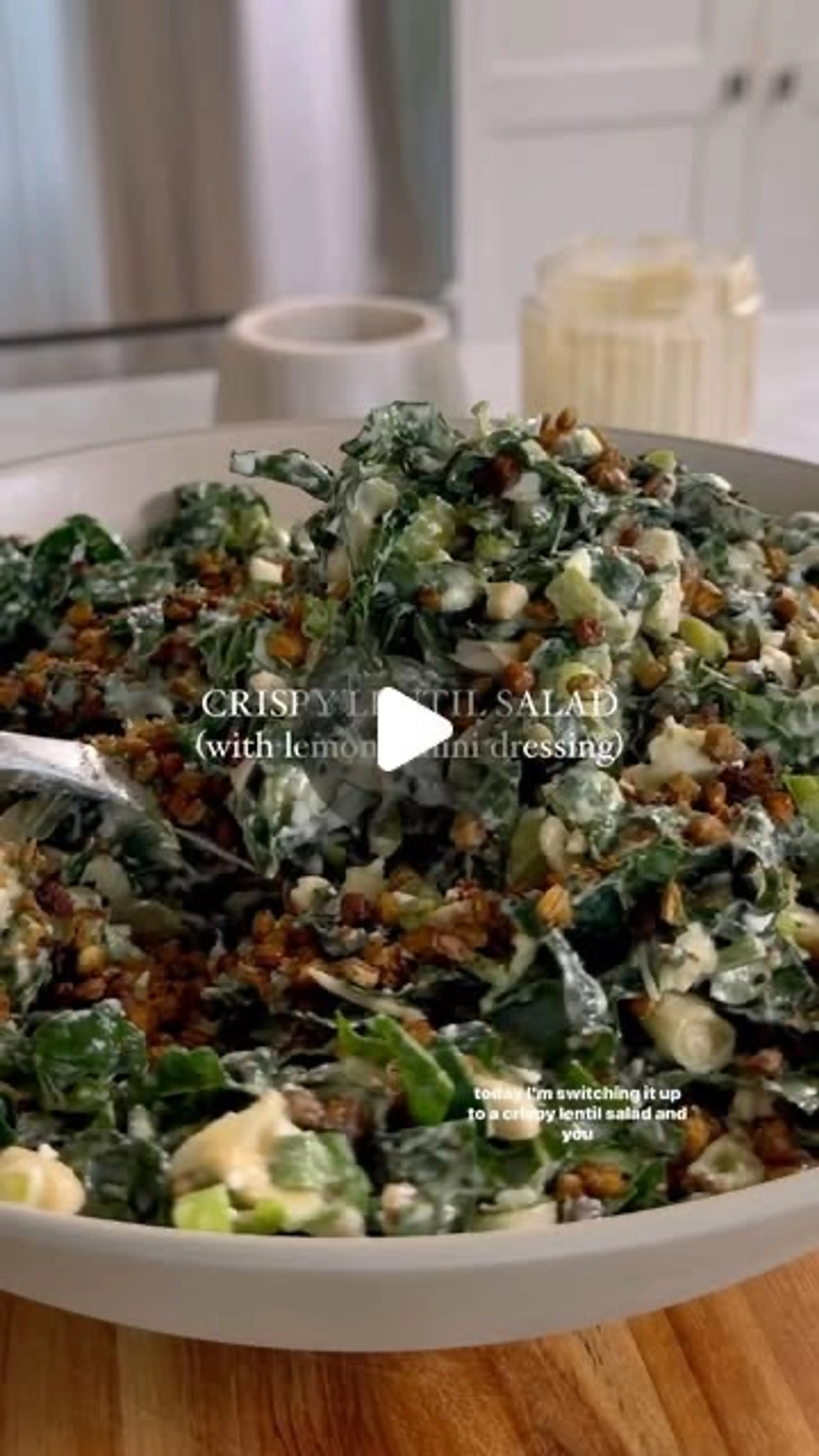 Crispy lentil Salad