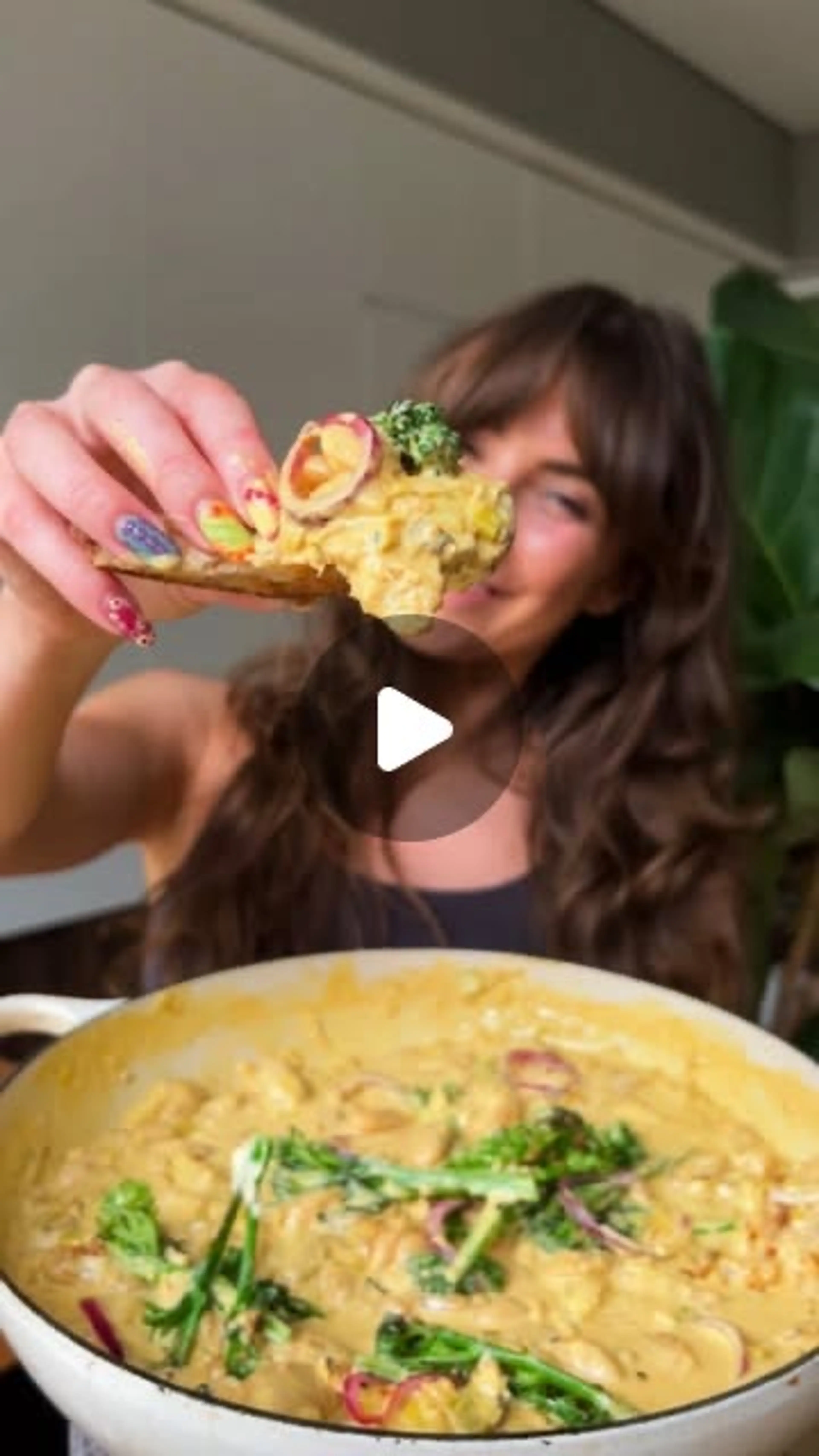 Cheesy Leeks & Beans with Garlicky Breadcrumbs & Tangy Pickl