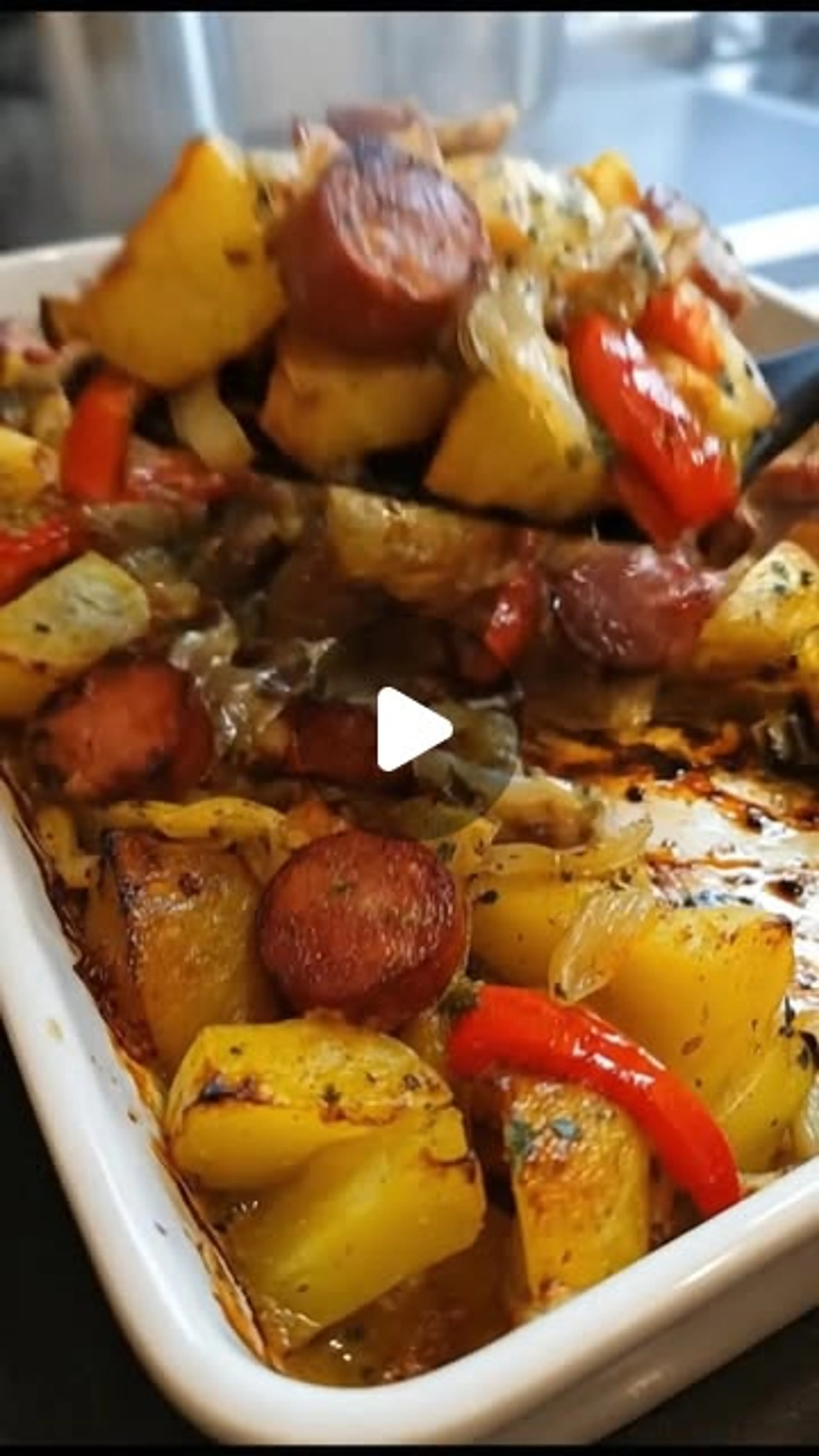 Sausage with Oven Roasted Potatoes & Peppers