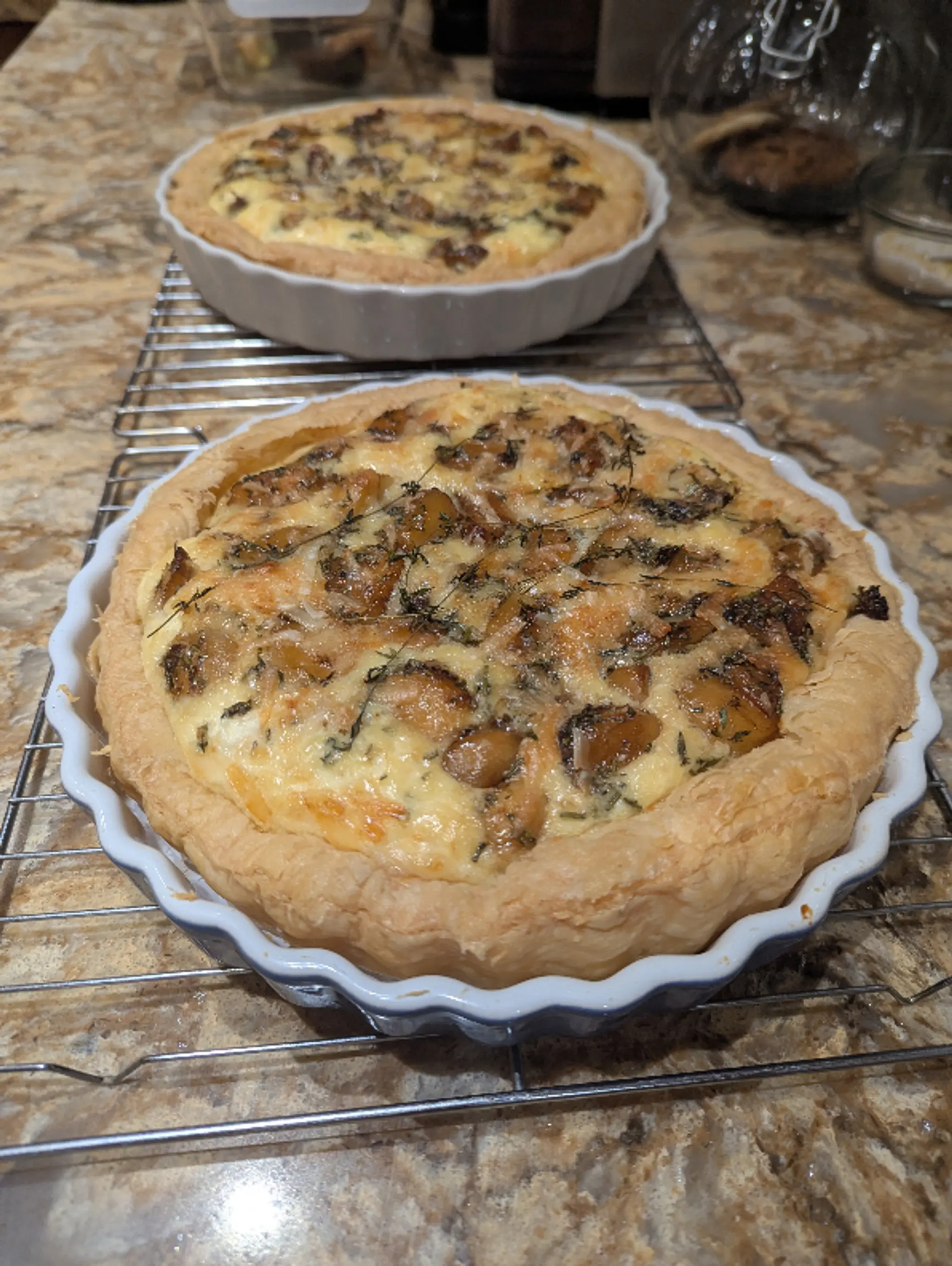 Caramelised Garlic Tart