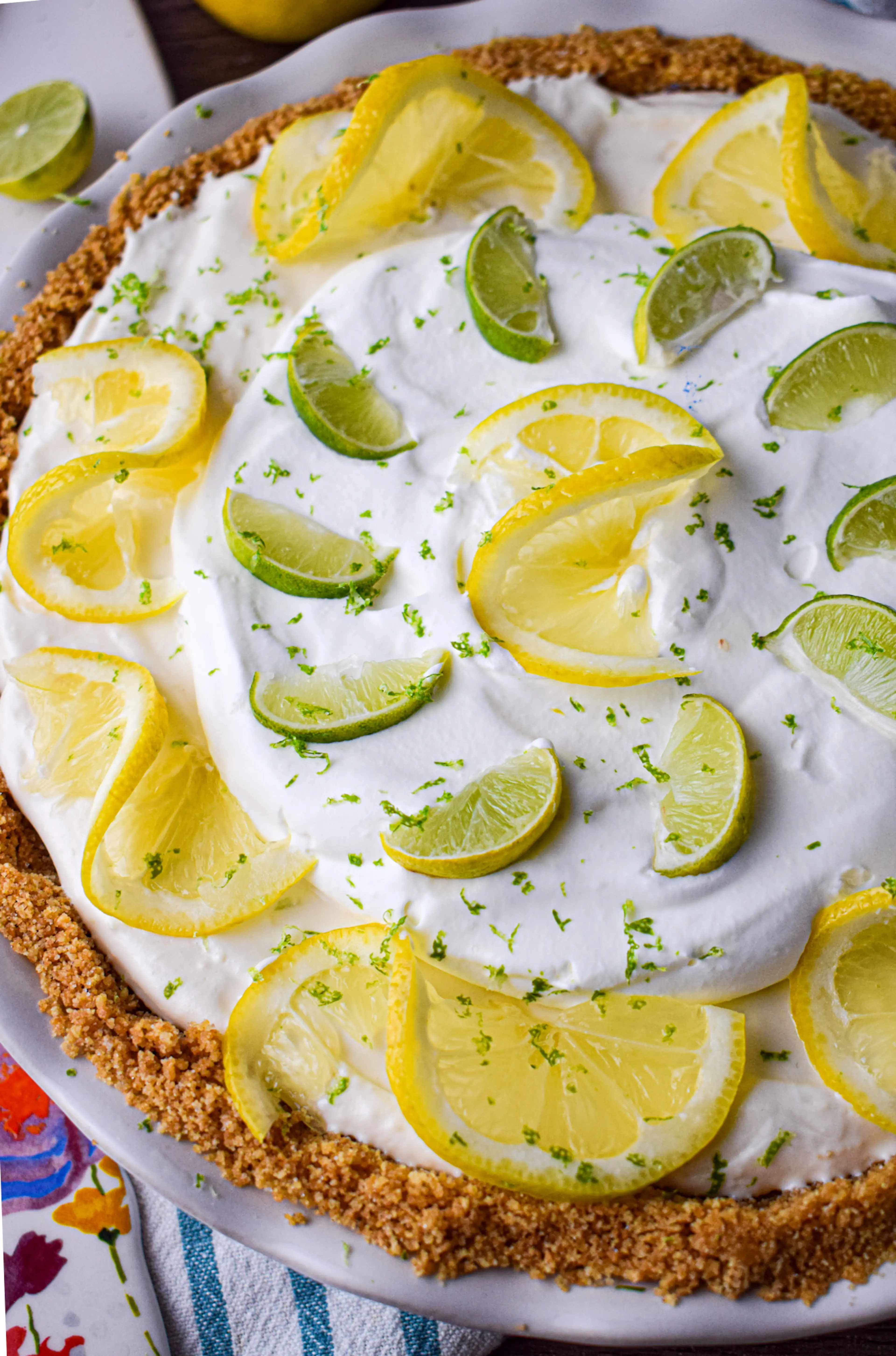 Lemon Lime Icebox Pie