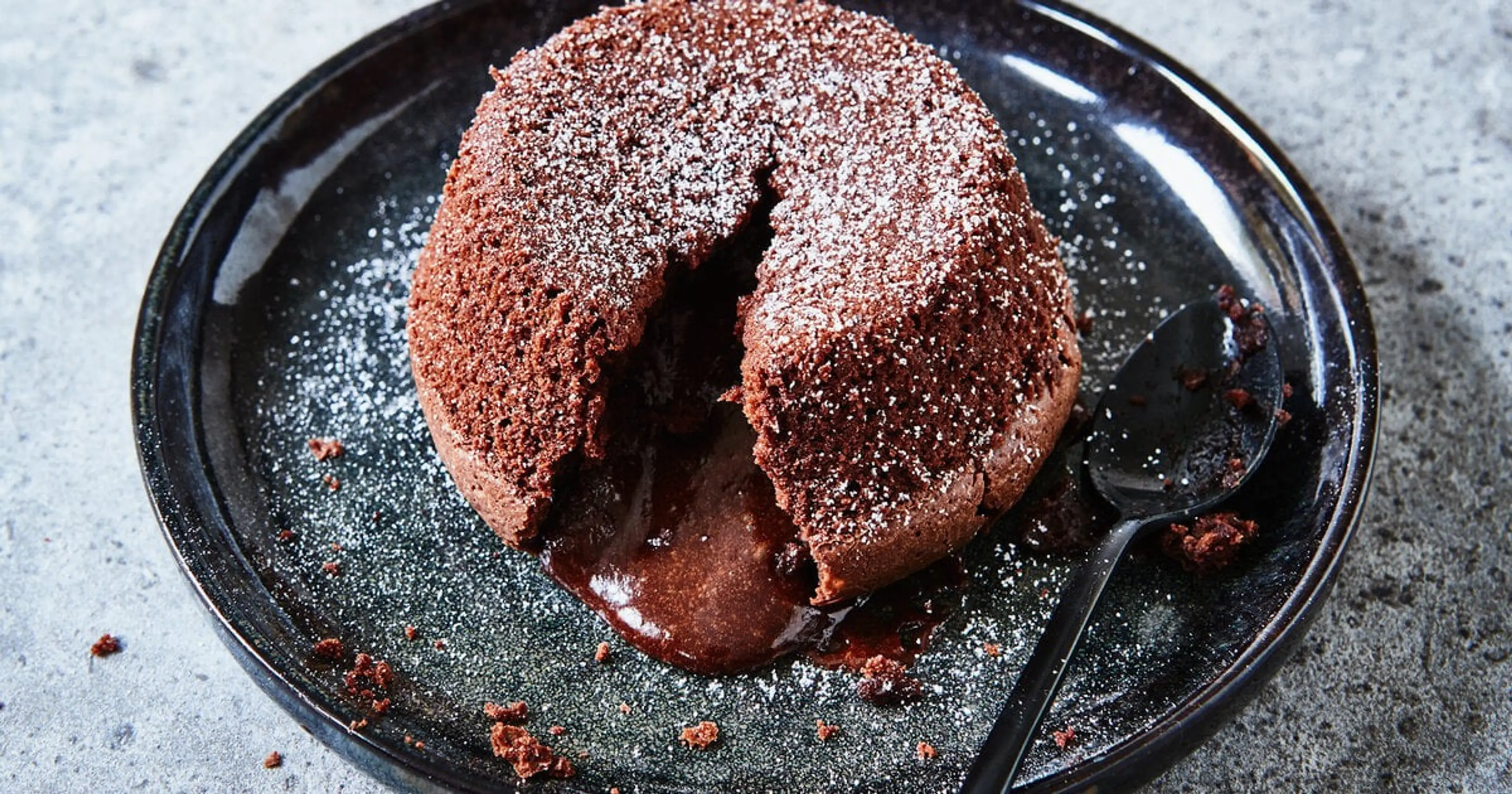 Schokoladensoufflé - Schneller Lava-Cake