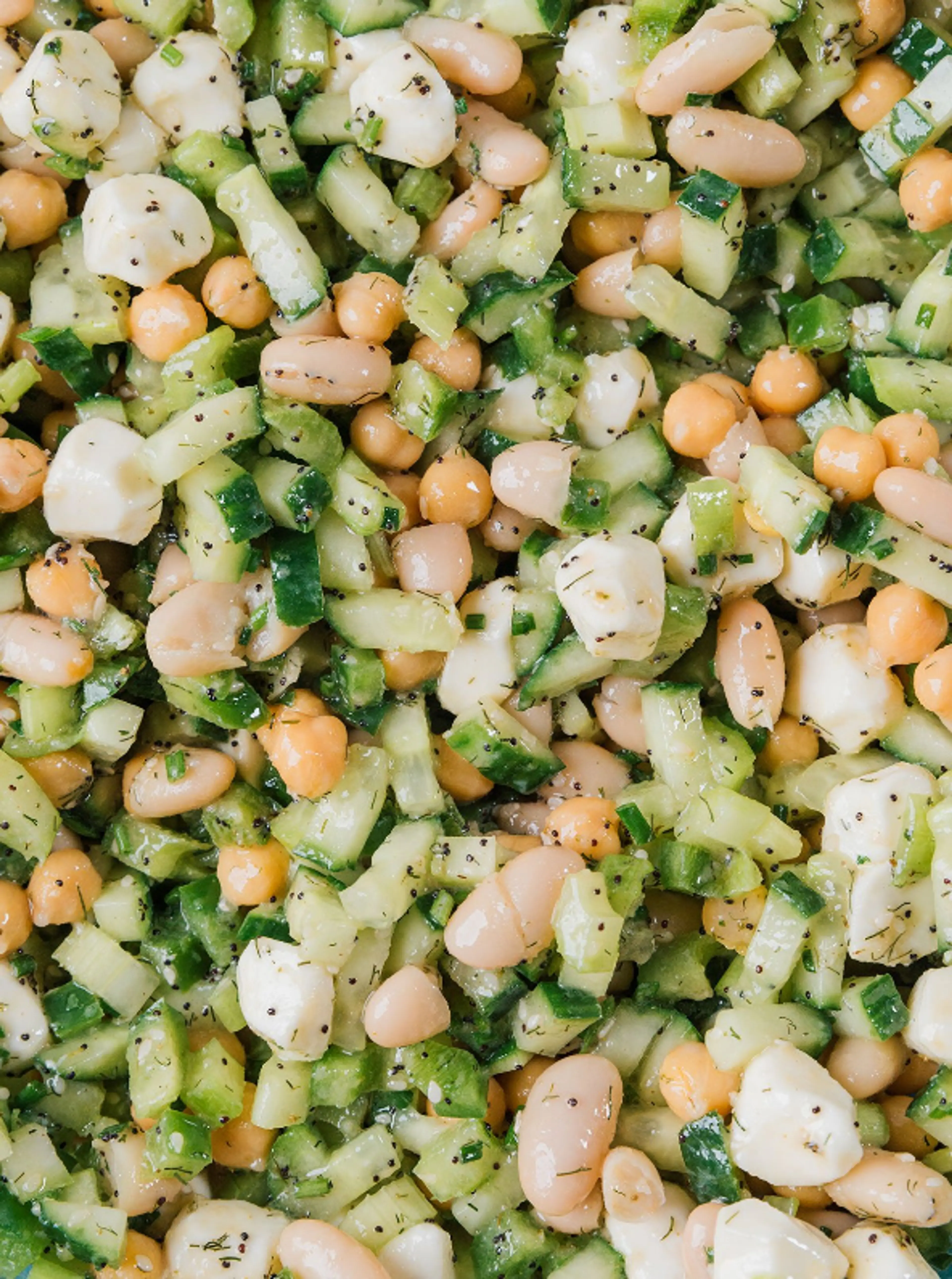 Everything Bagel Bean Salad