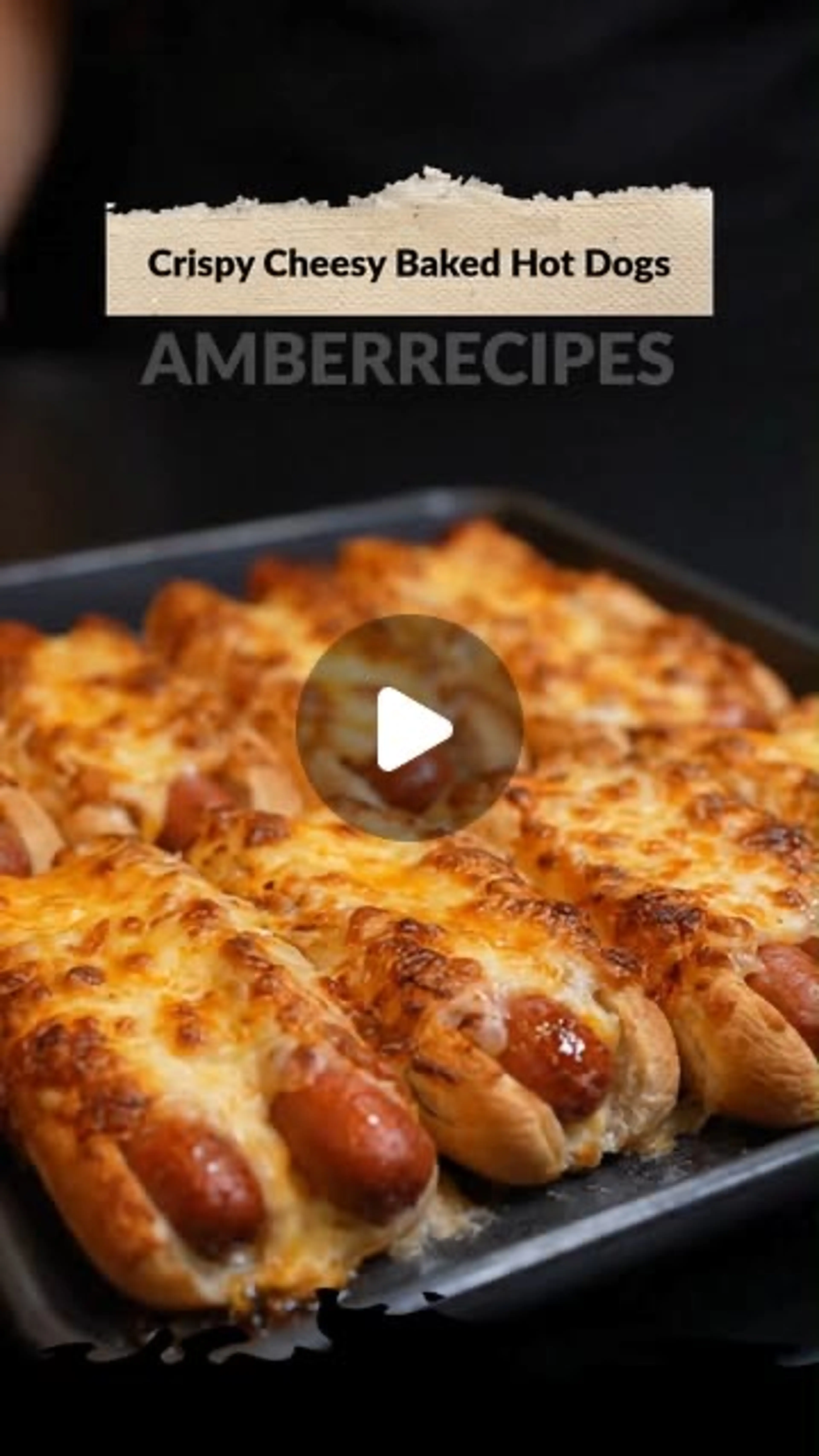 Crispy Cheesy Baked Hot Dogs