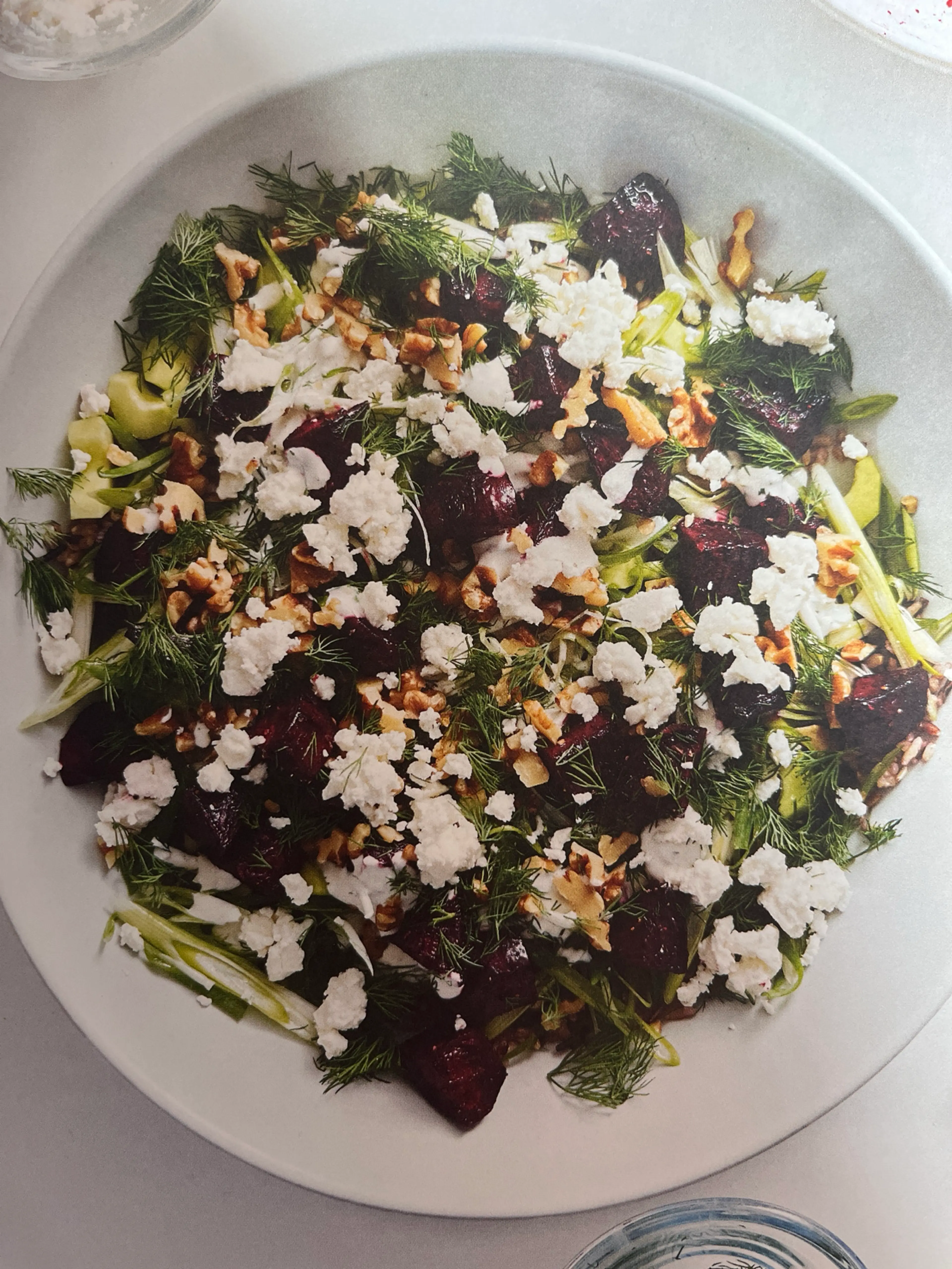 Wild Rice Salad with Roasted Beets, Cucumbers, and Dill