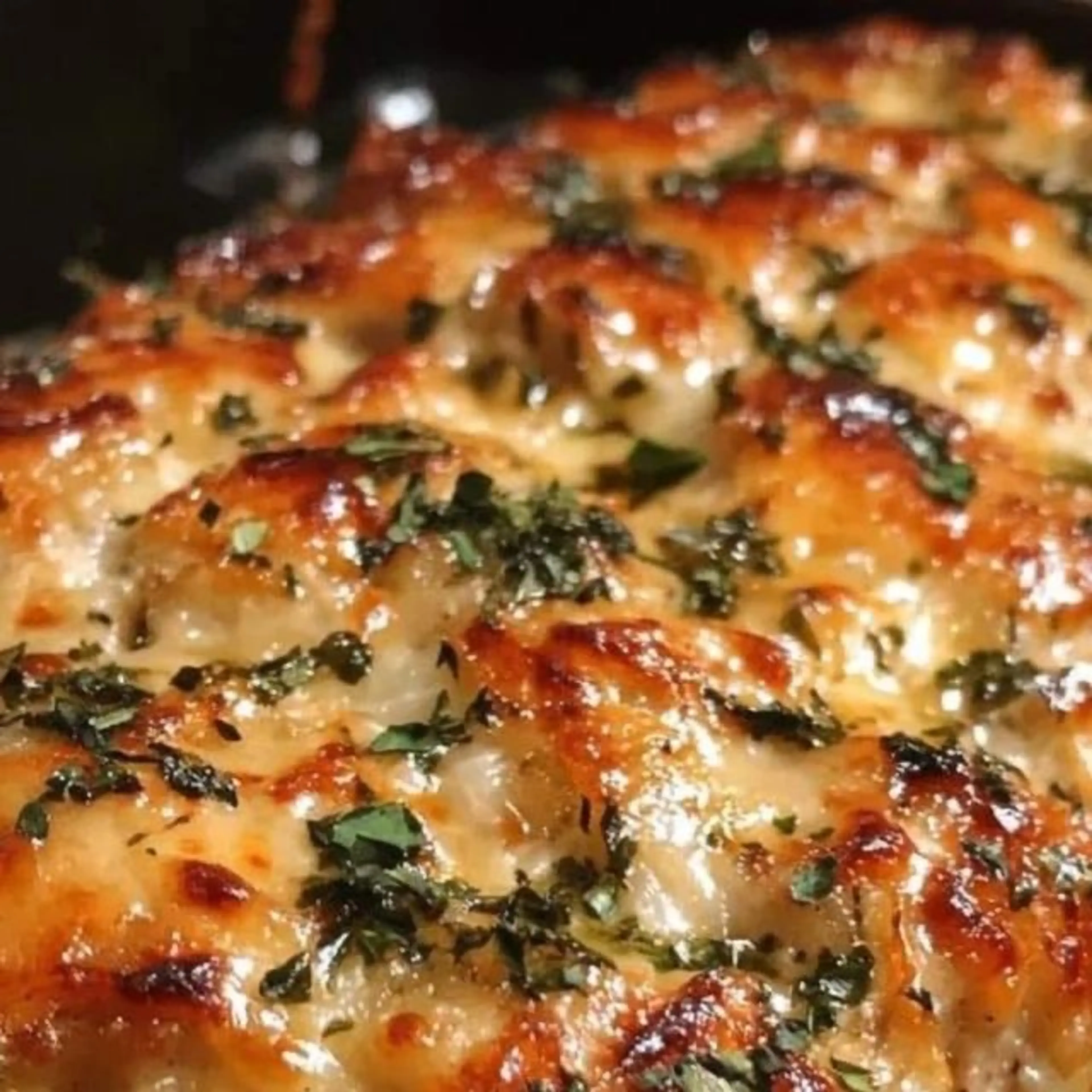 Garlic Parmesan Chicken Meatloaf