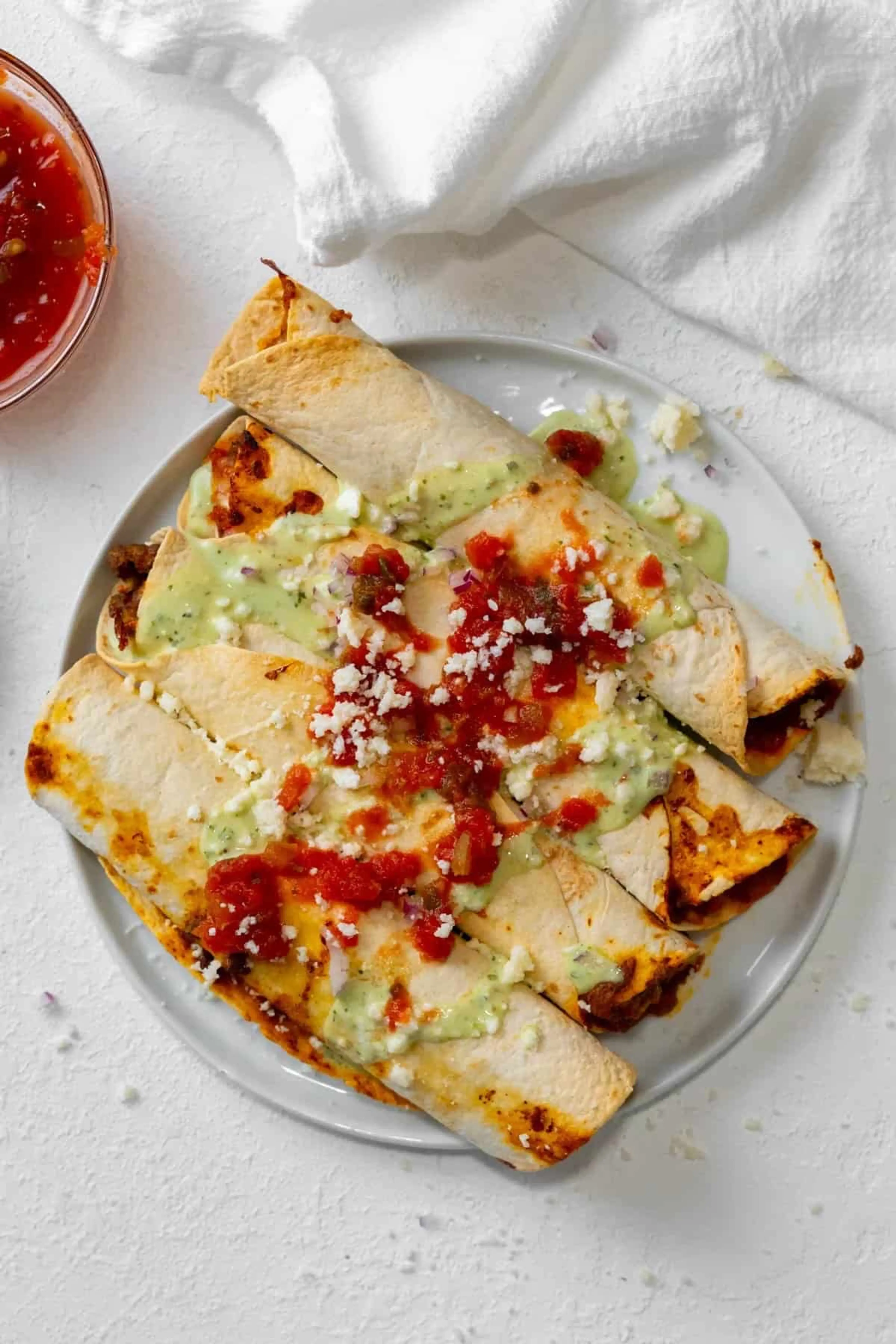 Air Fryer Beef Taquitos