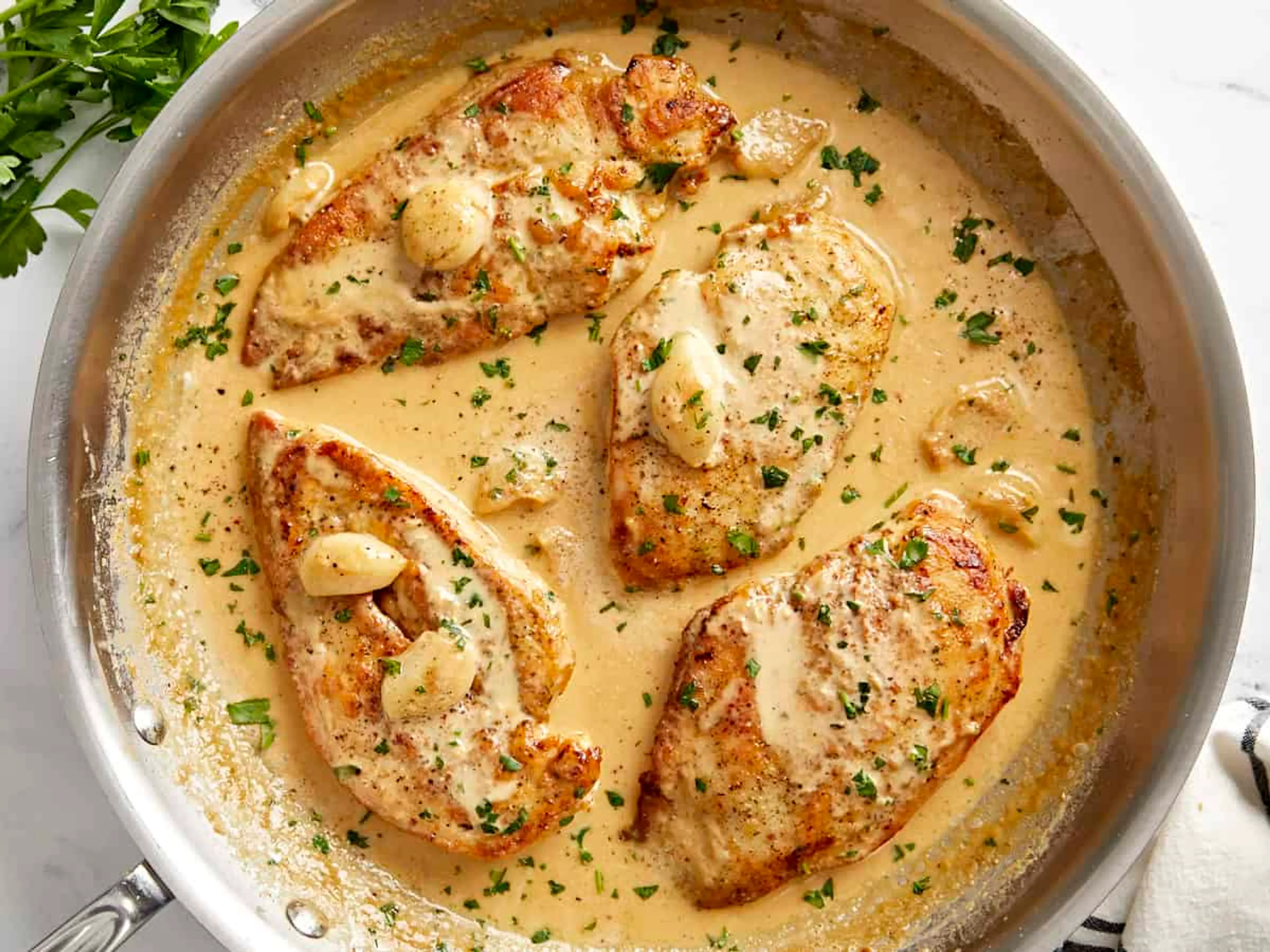 Creamy Garlic Chicken Recipe