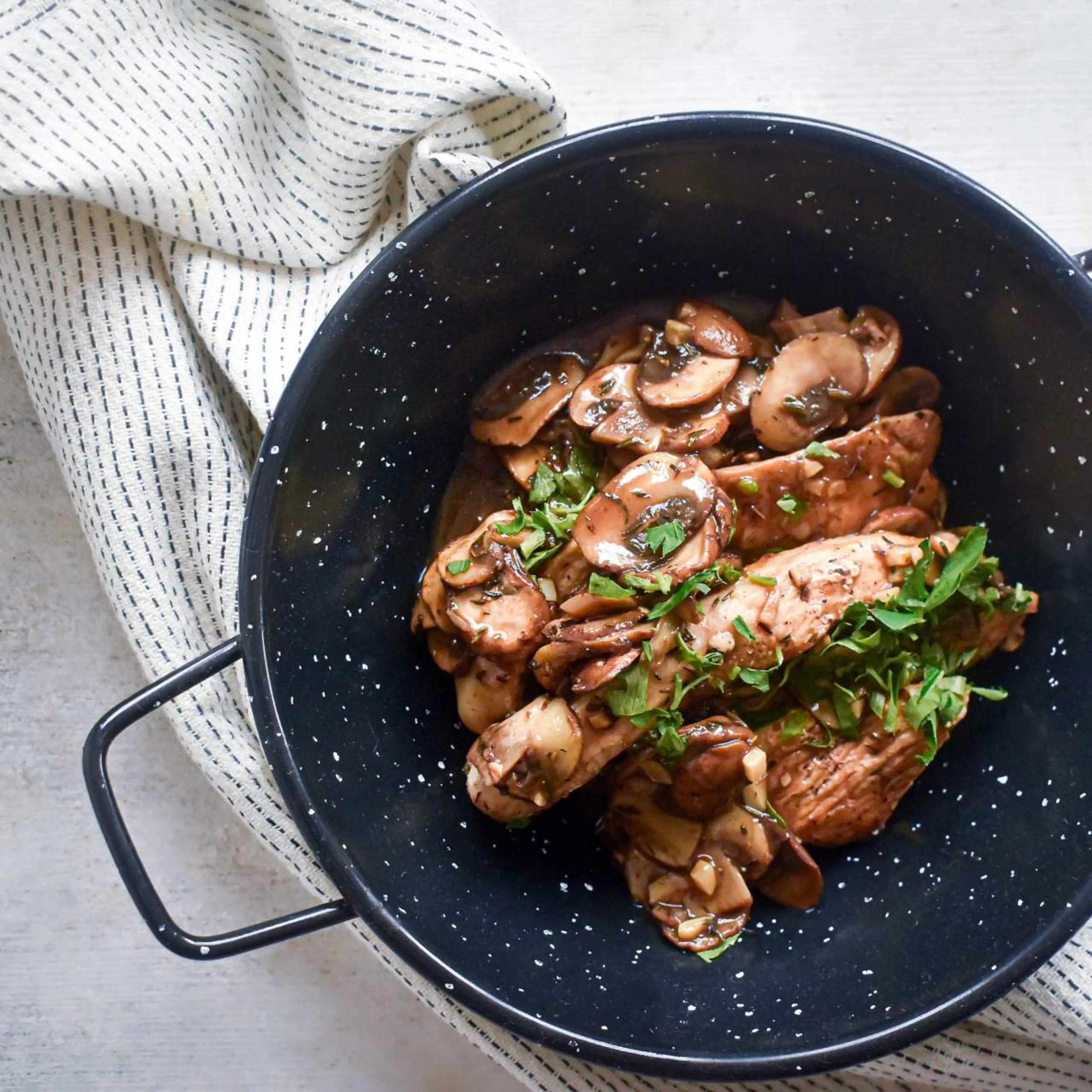 Balsamic Chicken with Mushrooms