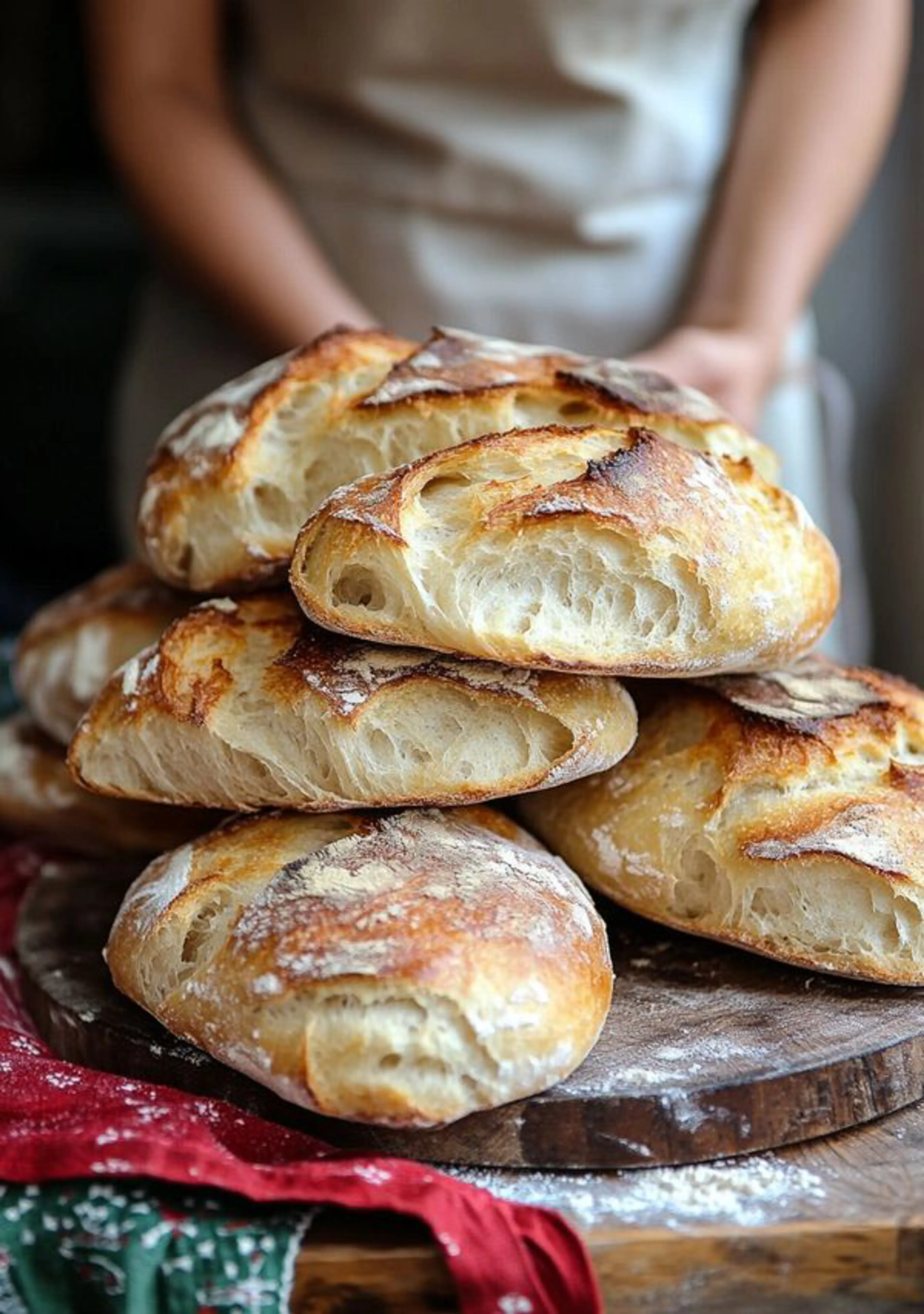 No-fuss No-knead Ciabatta Bread
