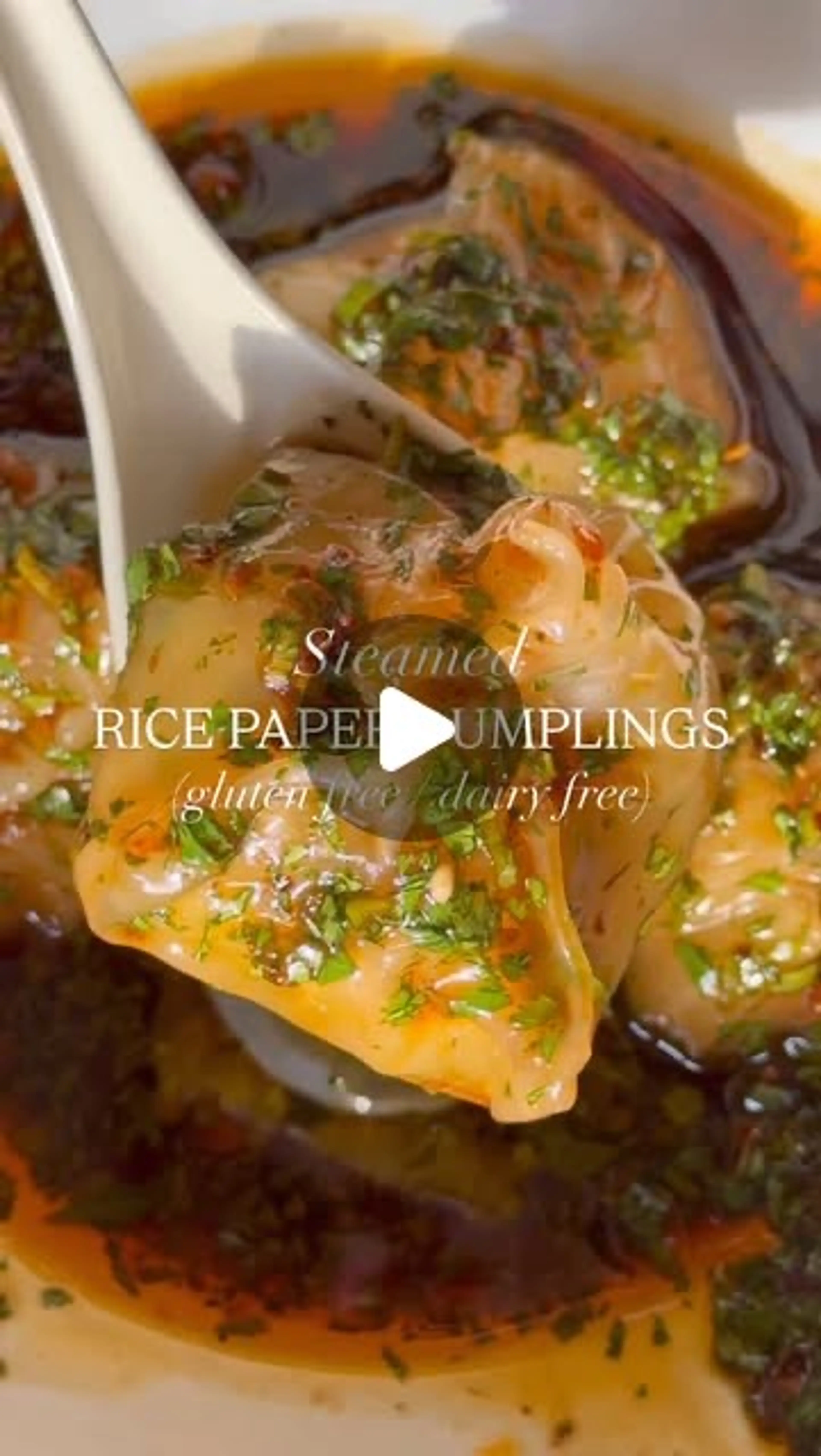 Steamed Rice Paper Dumplings (gf / Df) ✨  the Most Flavorful