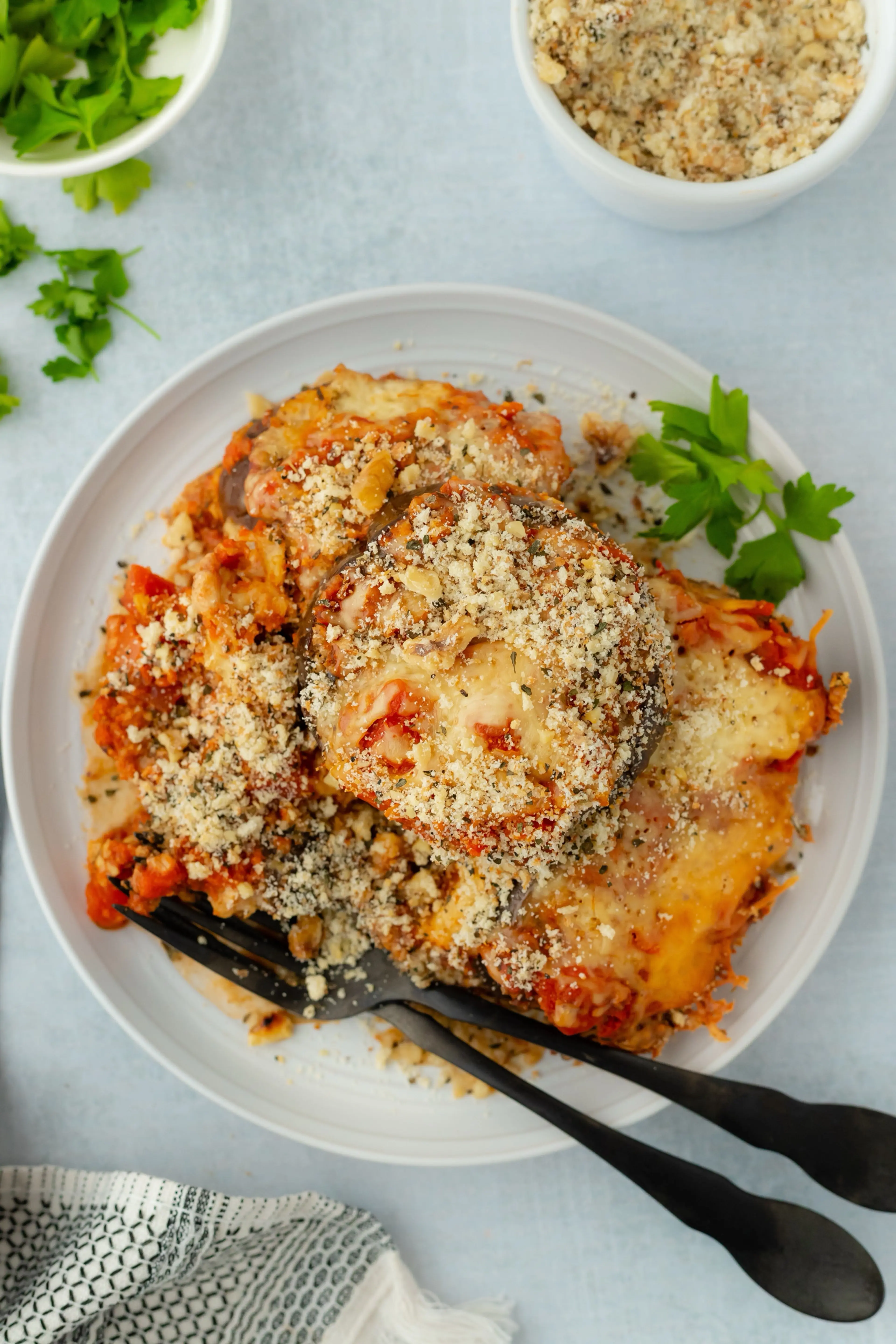Slow Cooker Eggplant Parm