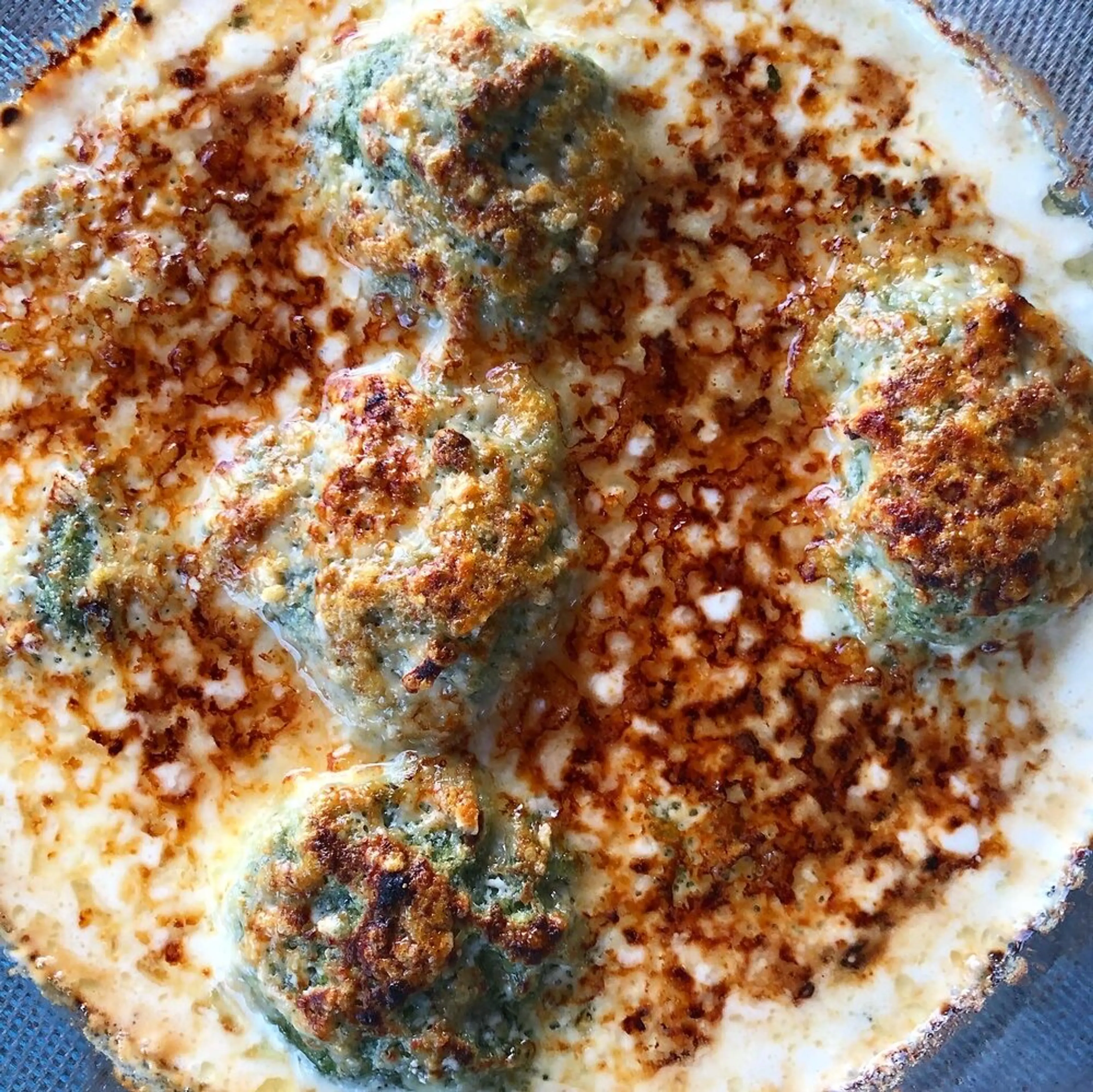 Spinach Gnocchi Au Gratin