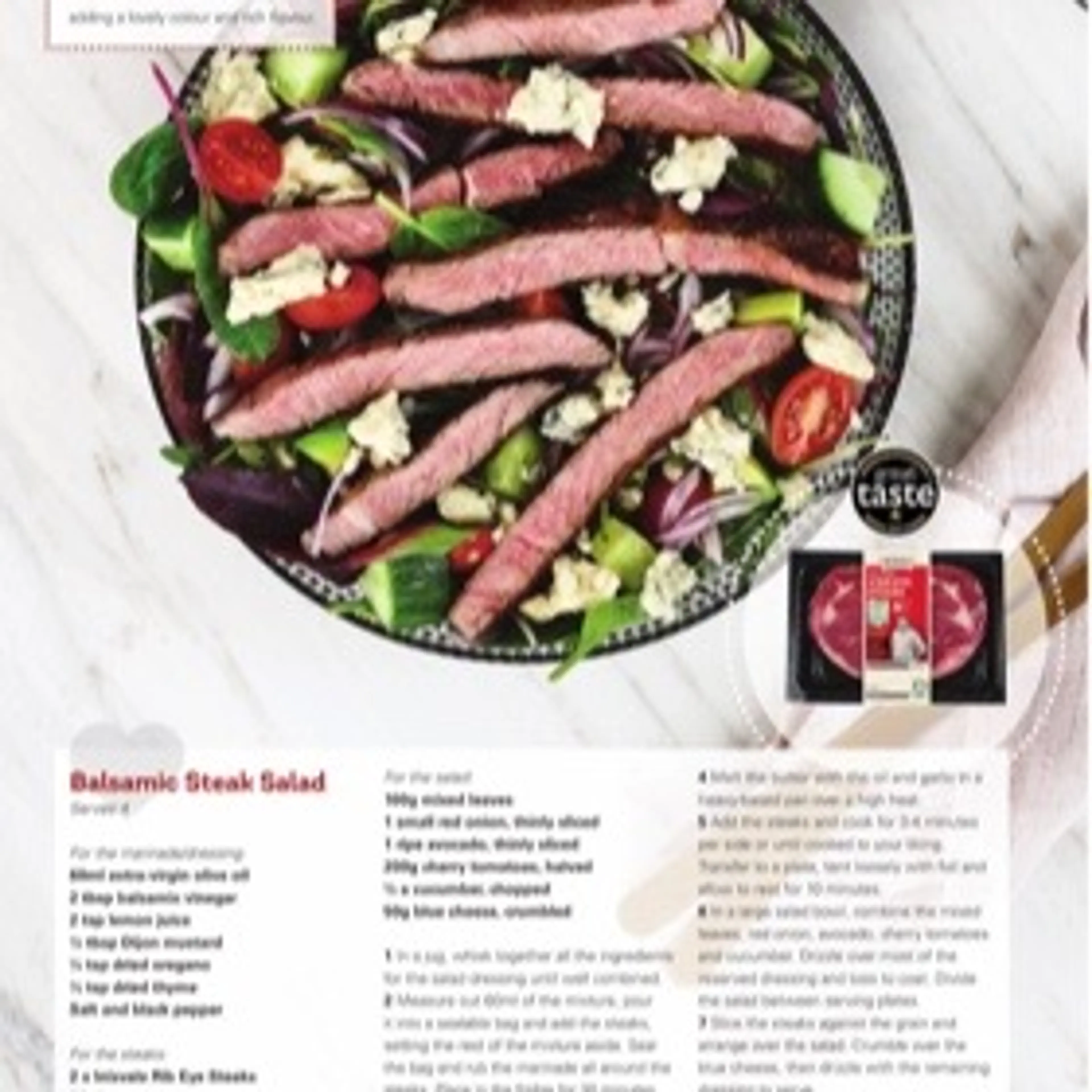 Balsamic Steak Salad