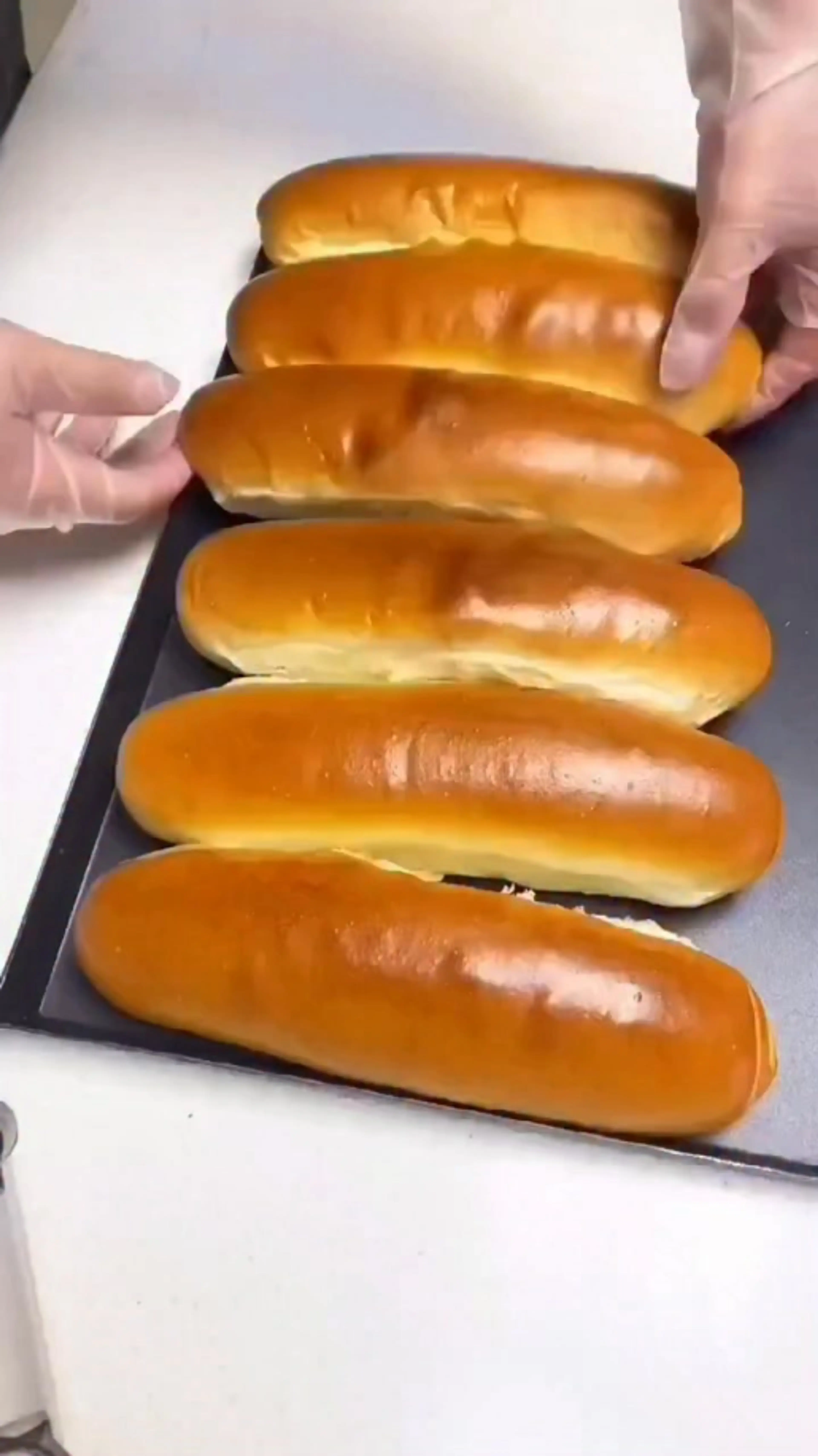 Fluffy Hotdog Bread