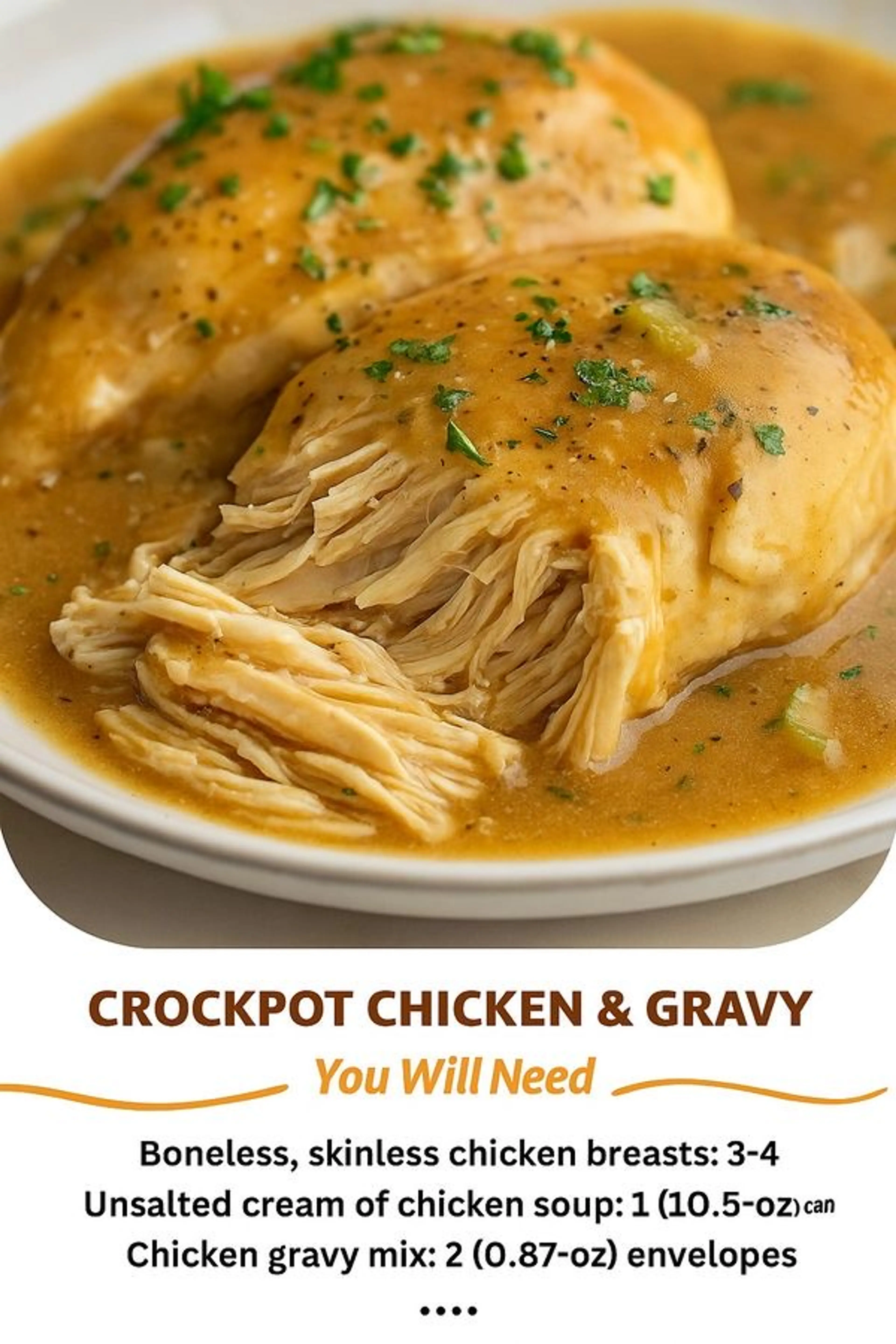 Crockpot Chicken & Gravy
