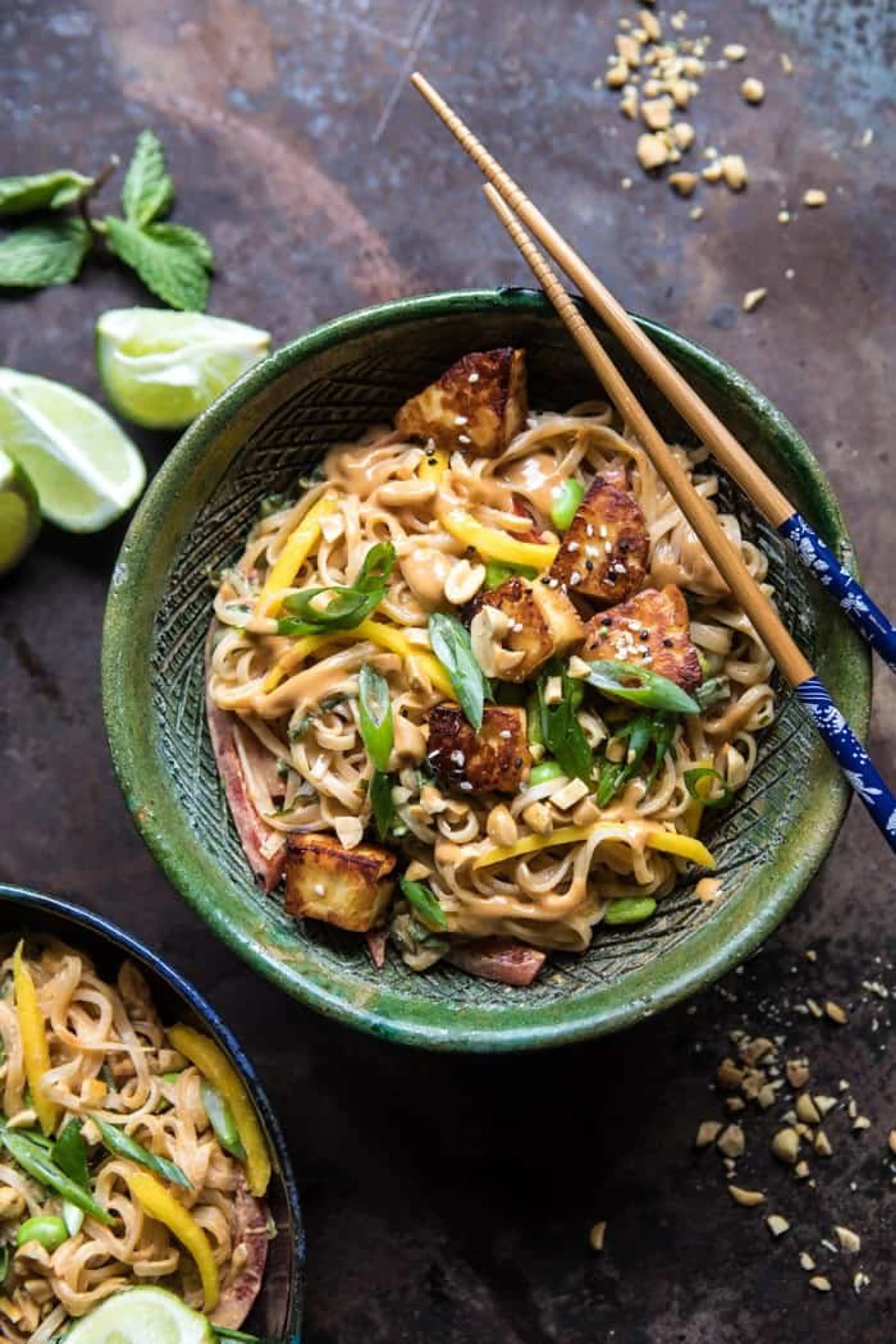 Better Than Takeout 20 Minute Peanut Noodles with Sesame Hal