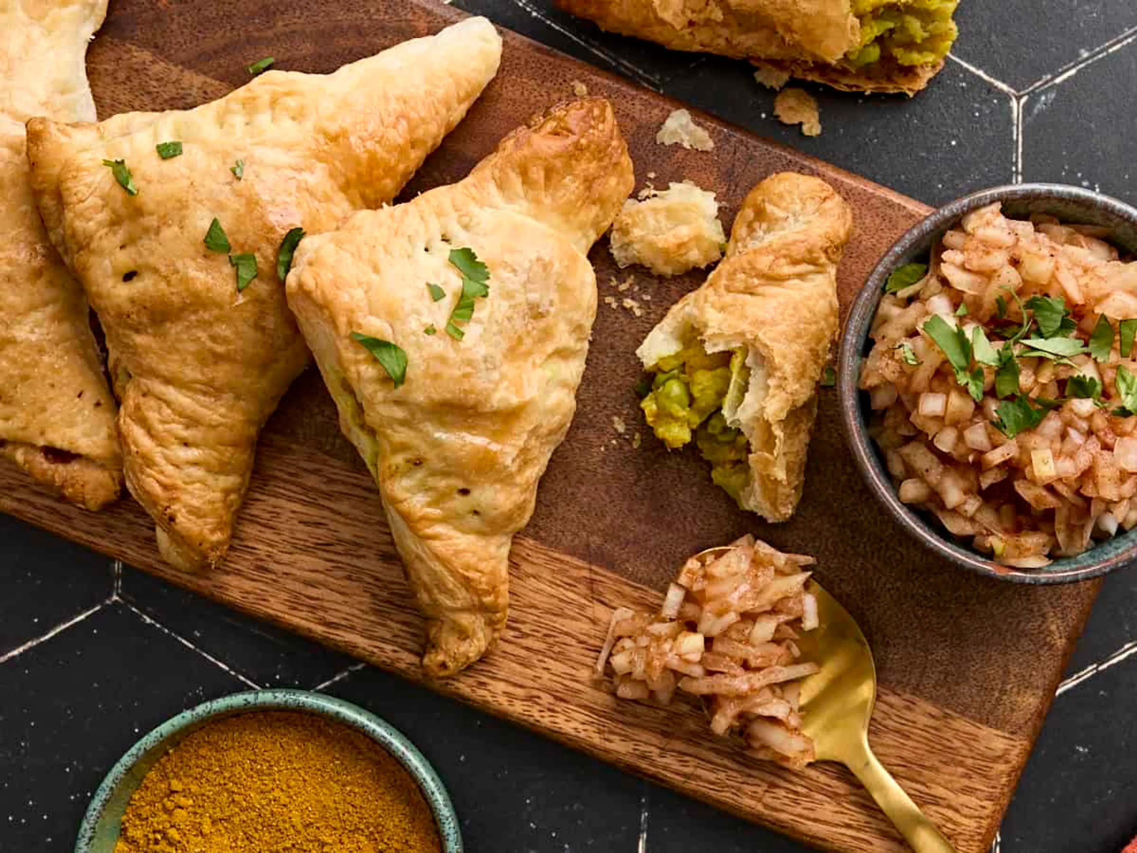 Puff Pastry Samosas