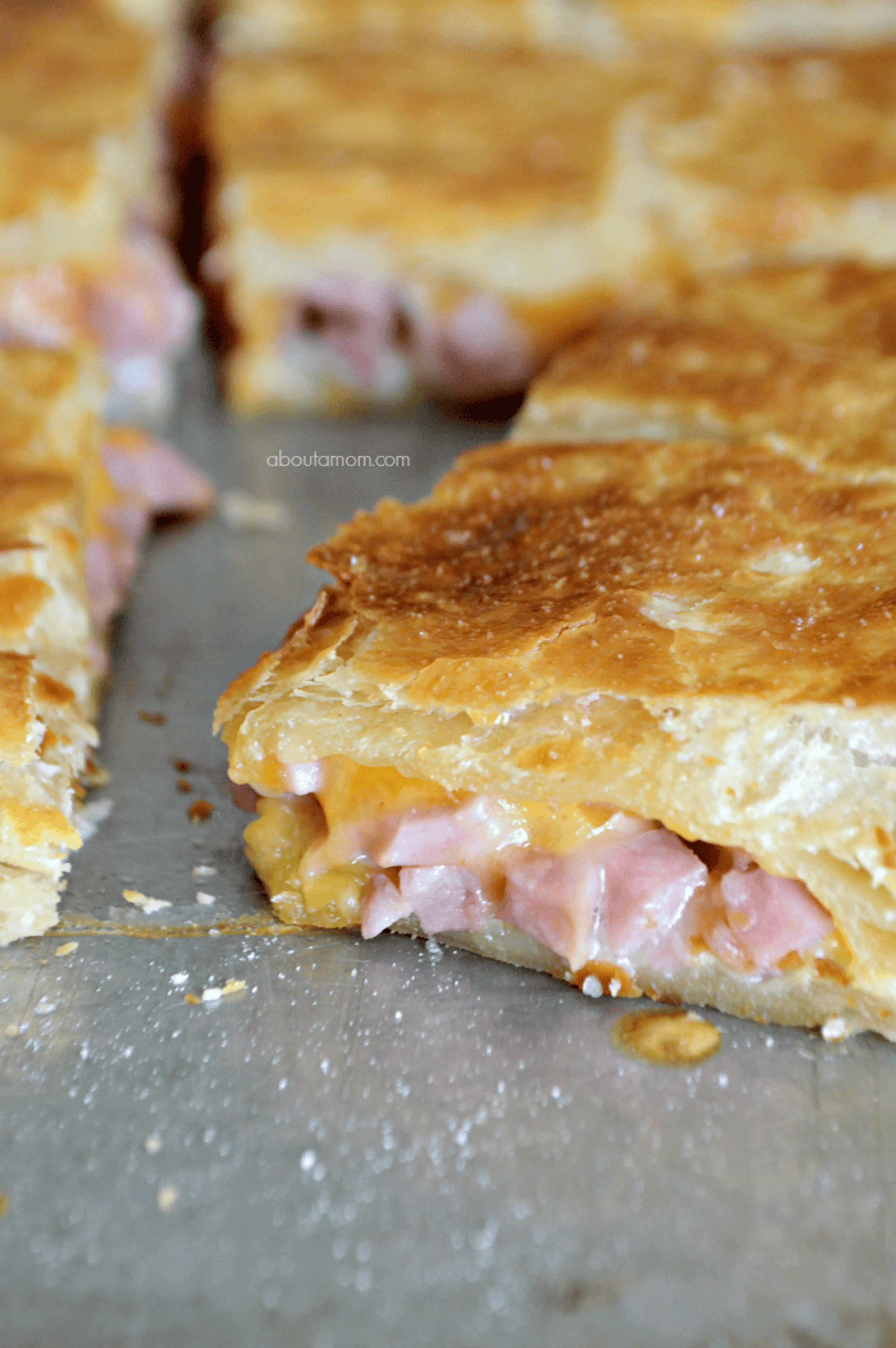 Ham and Cheese Puff Pastry Melt