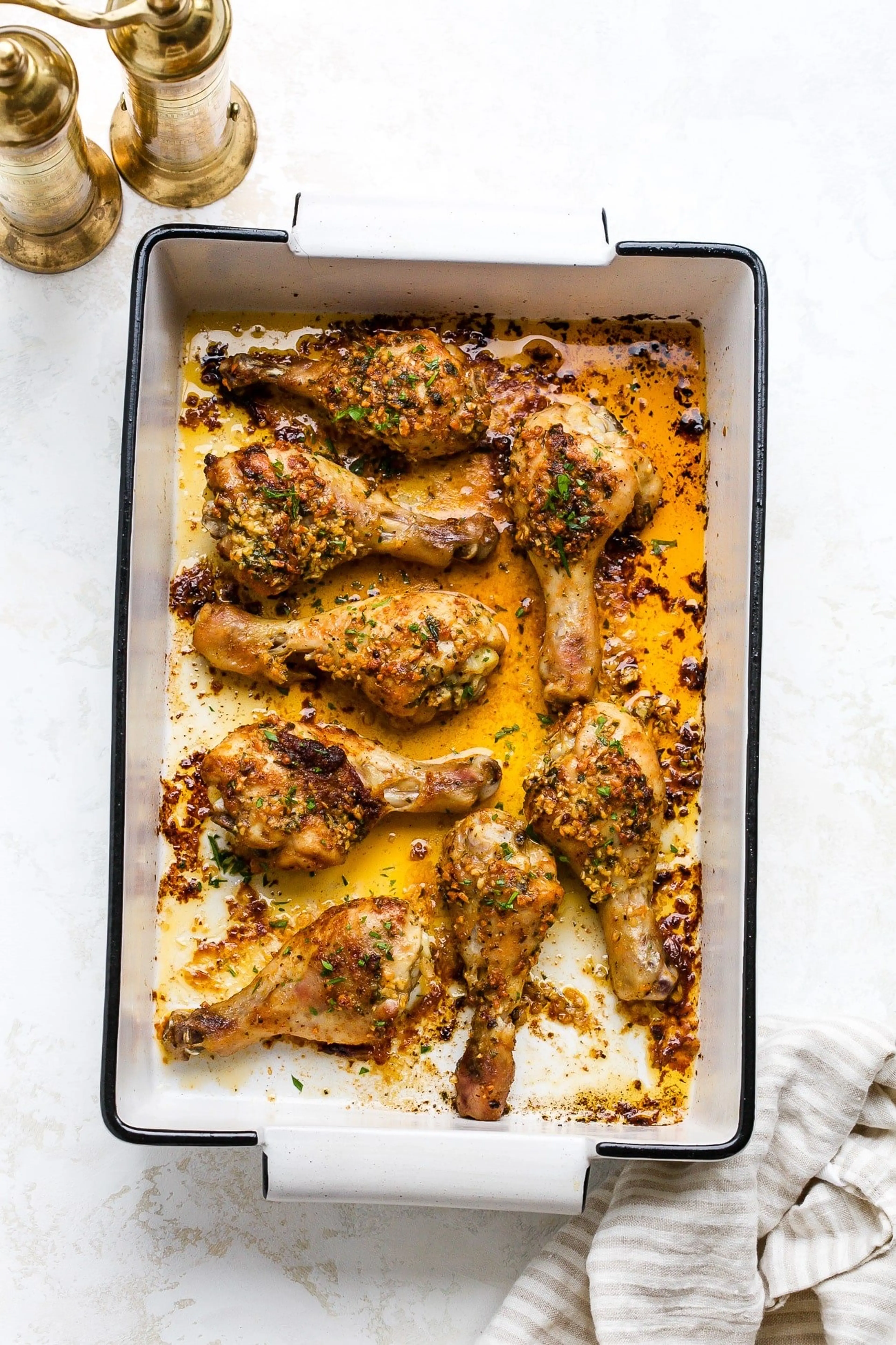 Garlic Butter Baked Chicken Drumsticks