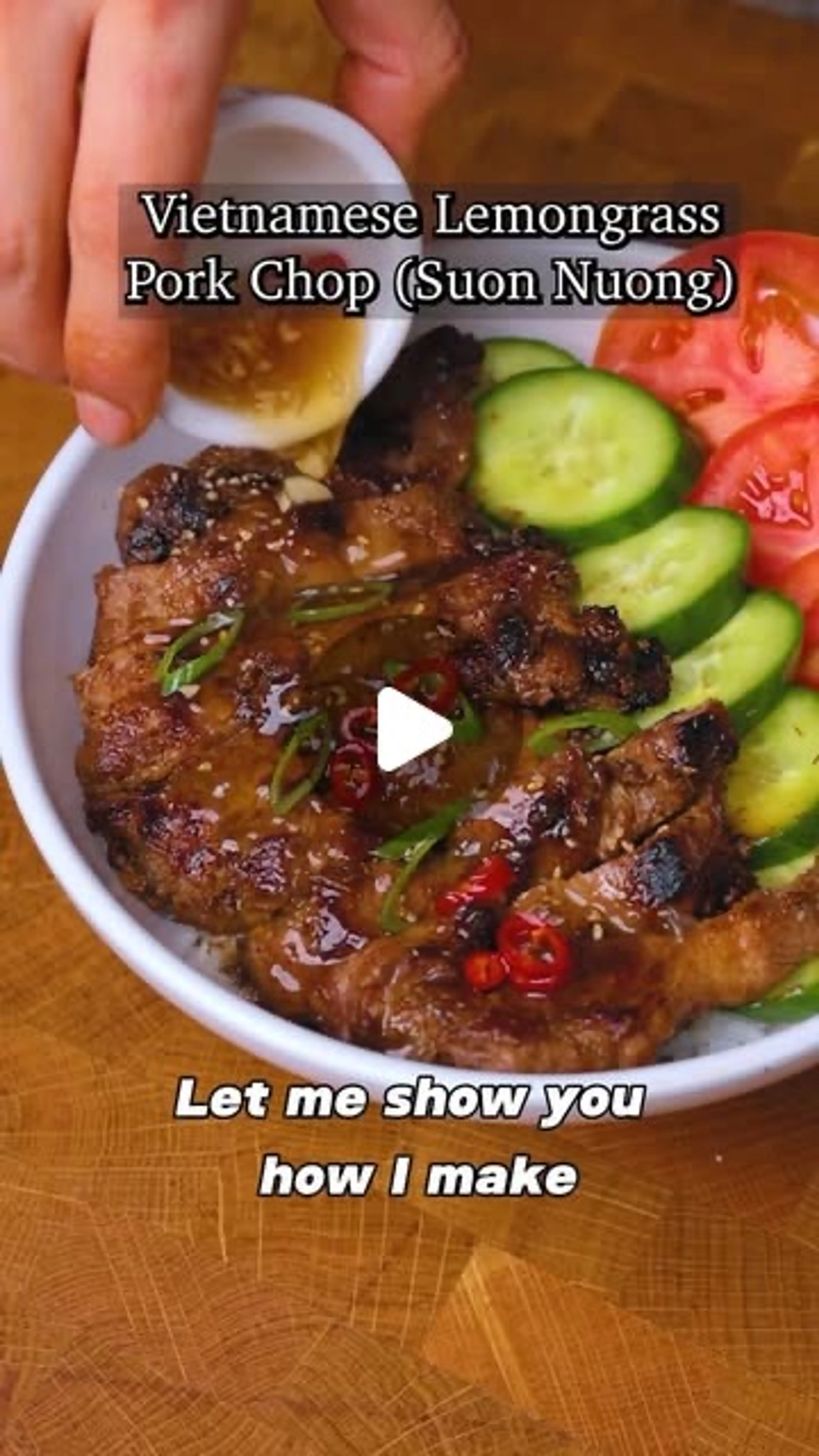 Vietnamese Lemongrass Pork Chop